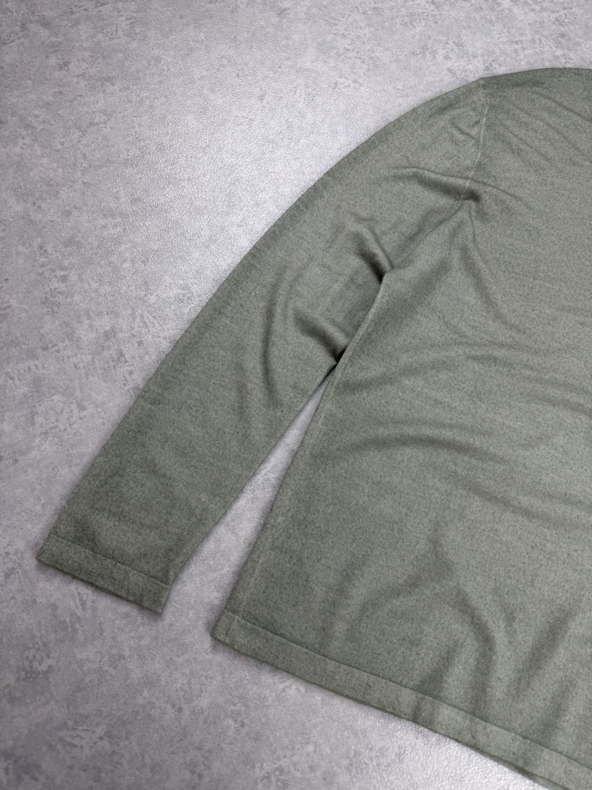 Zanieri Zanieri V-Neck Sweater XL 54 Wool Cashmere Blend Men’s Green Size US L / EU 52-54 / 3 - 3 Thumbnail