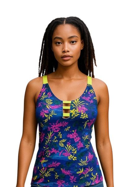 Other NWT MARIKA Floral Infuriation Adjustable Tankini UPF 50+ S Size ONE SIZE - 1 Thumbnail