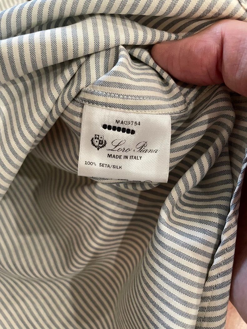Loro Piana Loro piana Silk shirt 2506-Nextarrow Size US M / EU 48-50 / 2 - 3 Thumbnail