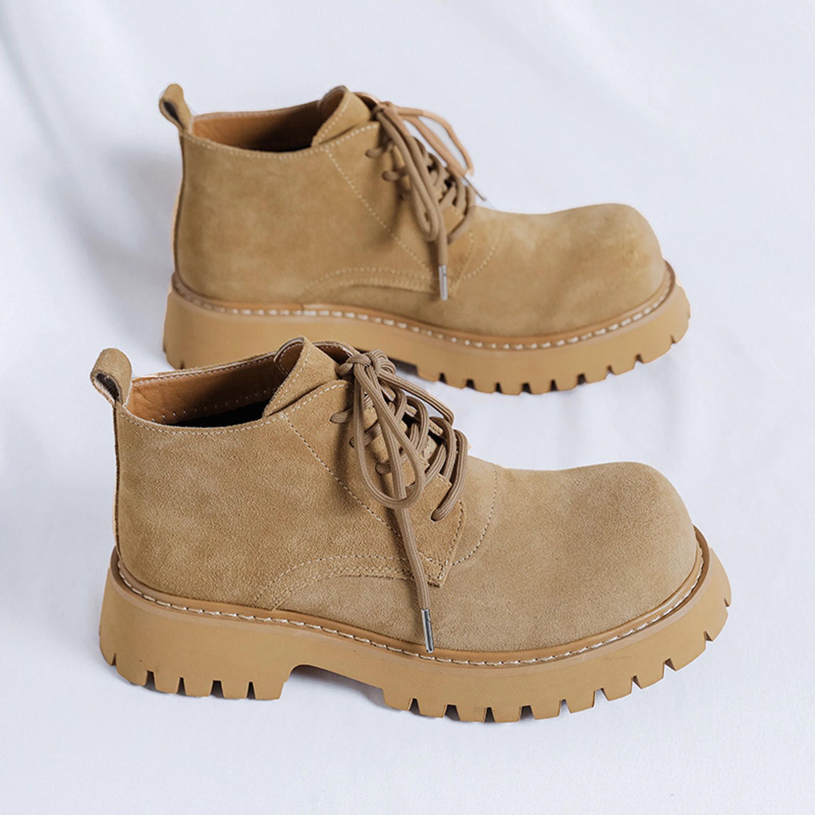 Other Chunky Suede Ankle Boots Size US 10 / EU 43 - 6 Thumbnail