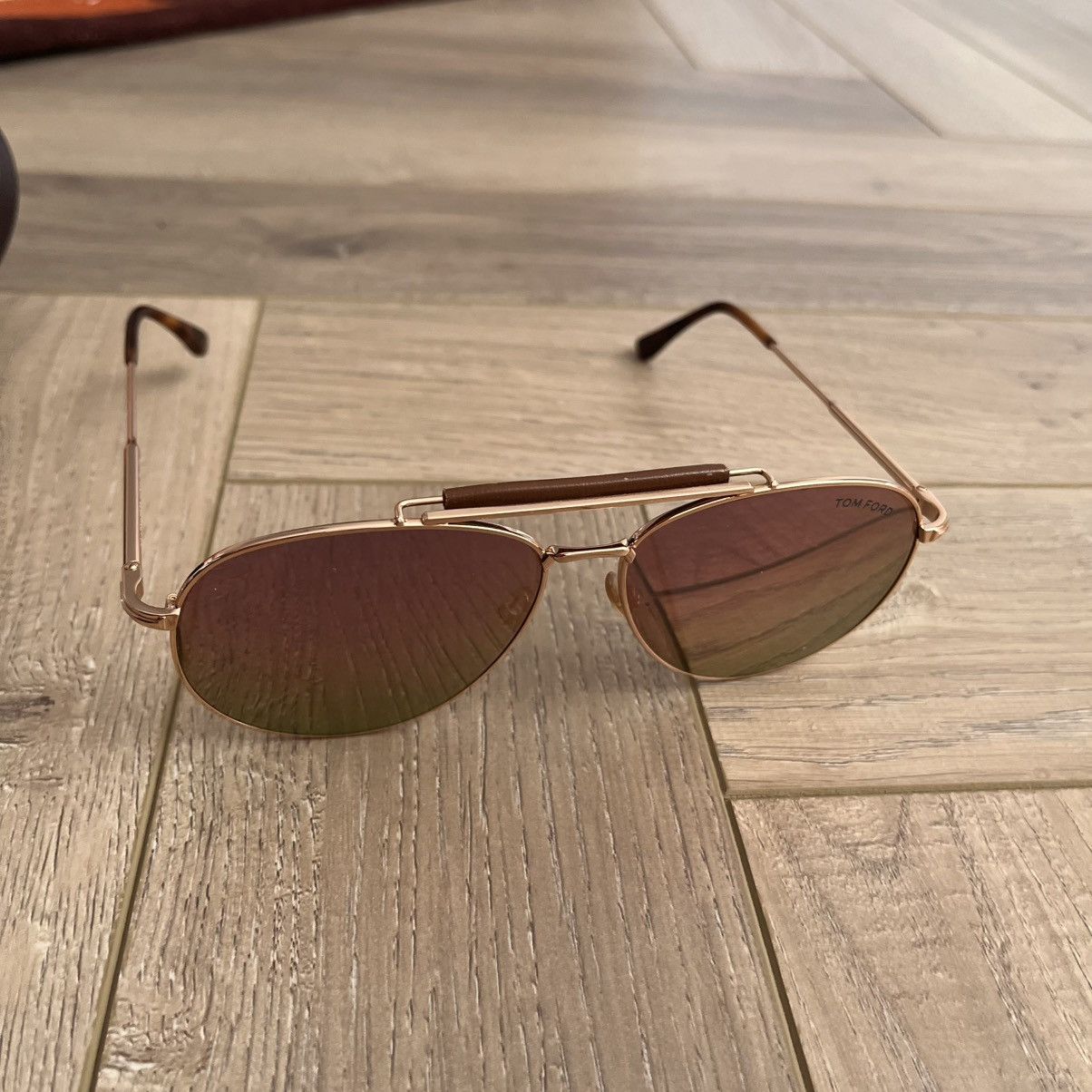Tom Ford Tom Ford Aviator Sunglasses Rose Gold Size ONE SIZE - 6 Thumbnail