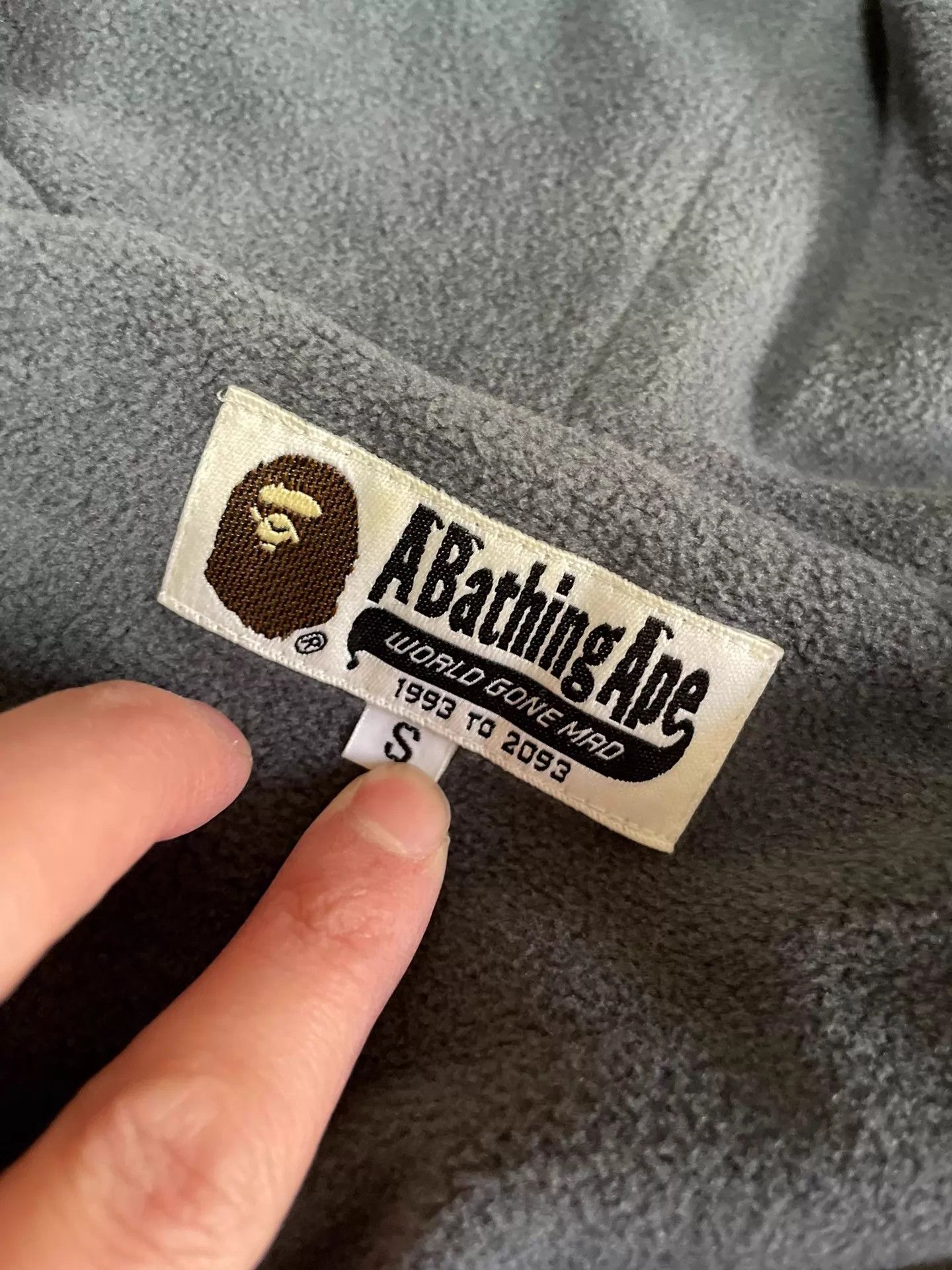 Bape BAPE Hooded Checkered Fleece-Lined Heavyweight Jacket Size S Size US S / EU 44-46 / 1 - 7 Thumbnail