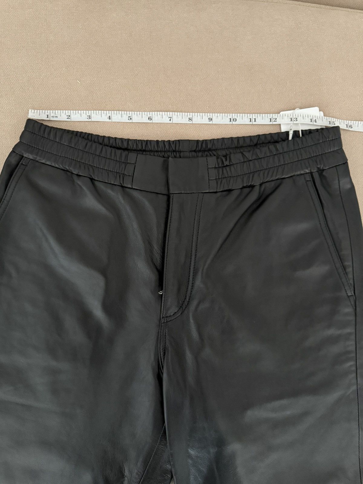NN07 Nn07 No Nationality Leather Keanu 8232 Shorts Black Size US 31 - 11 Thumbnail