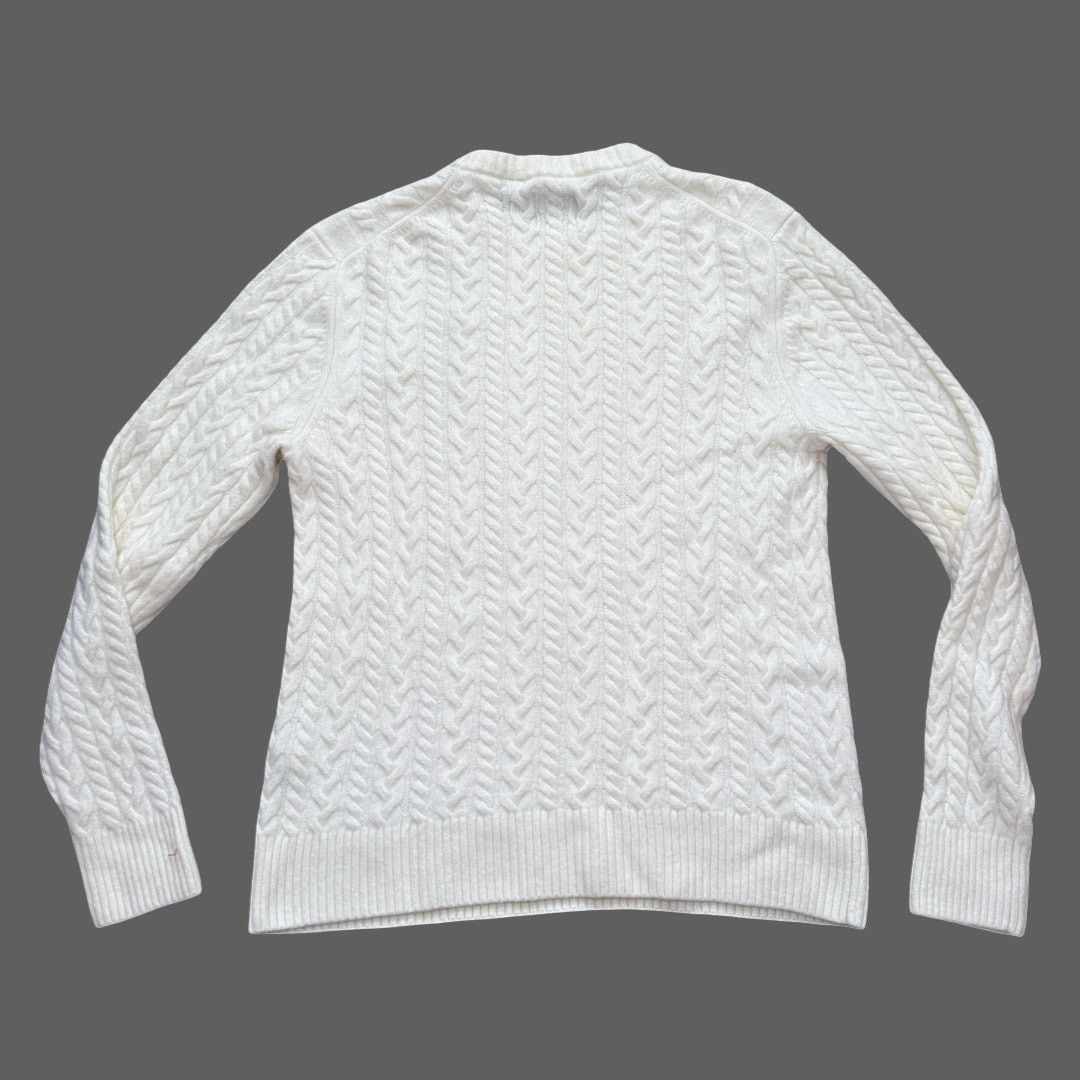 Dockers Dockers Merino Wool Blend Regular Fit Sweater Cream Large Size US M / EU 48-50 / 2 - 8 Thumbnail