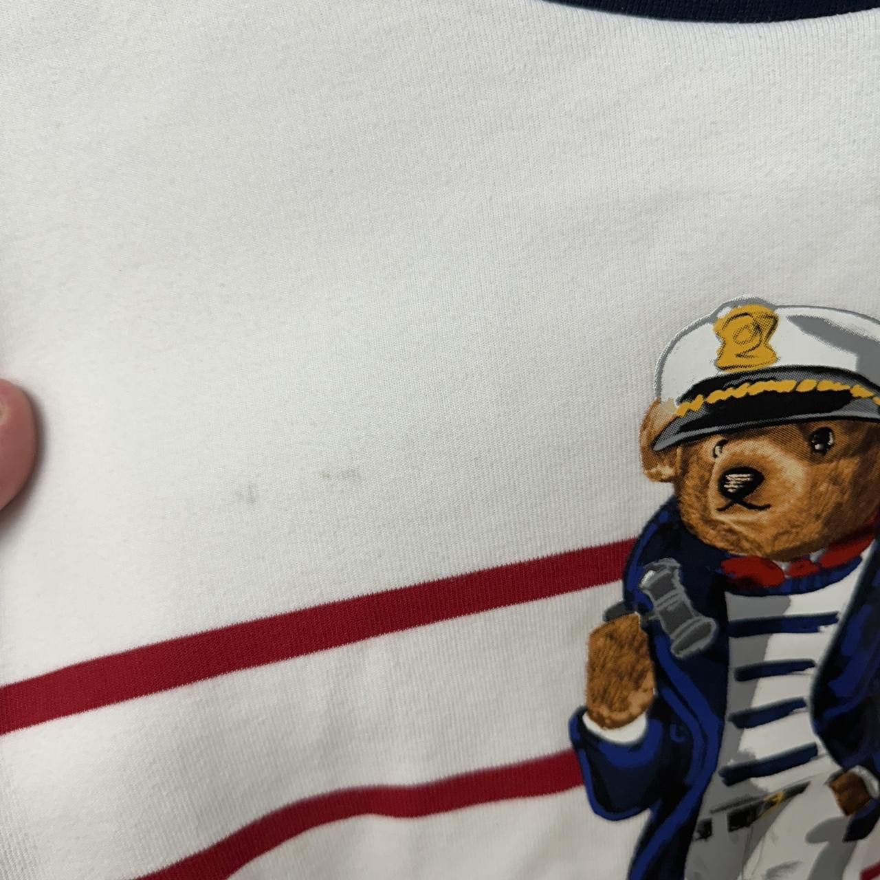 Polo Ralph Lauren Polo Ralph Lauren Striped Polo Bear Sweatshirt Men’s Large Size US L / EU 52-54 / 3 - 7 Thumbnail