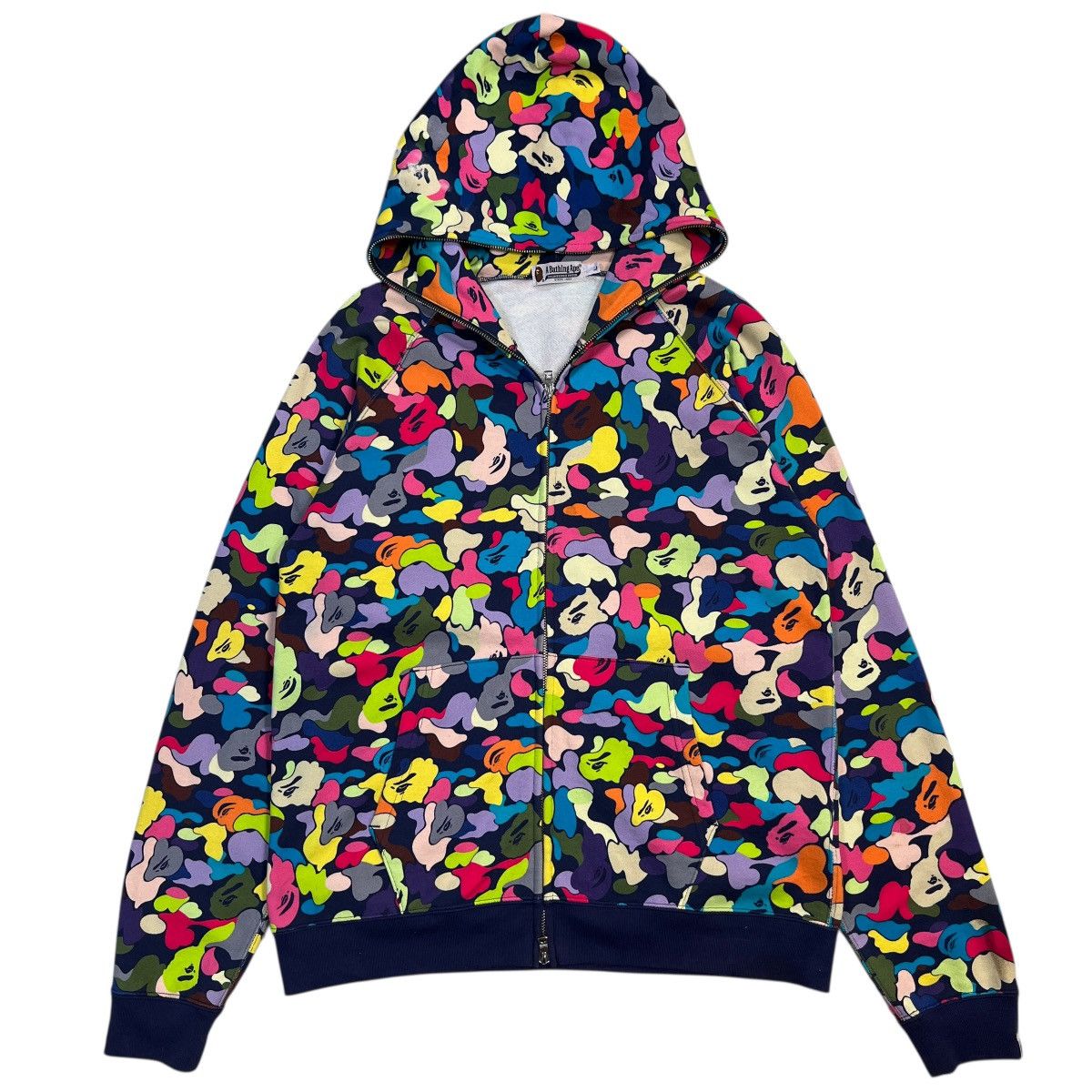 Bape 🔥 A BATHING APE INLUKEWARM WATER CAMO ZIPPER HOODIE Size US L / EU 52-54 / 3 - 2 Thumbnail