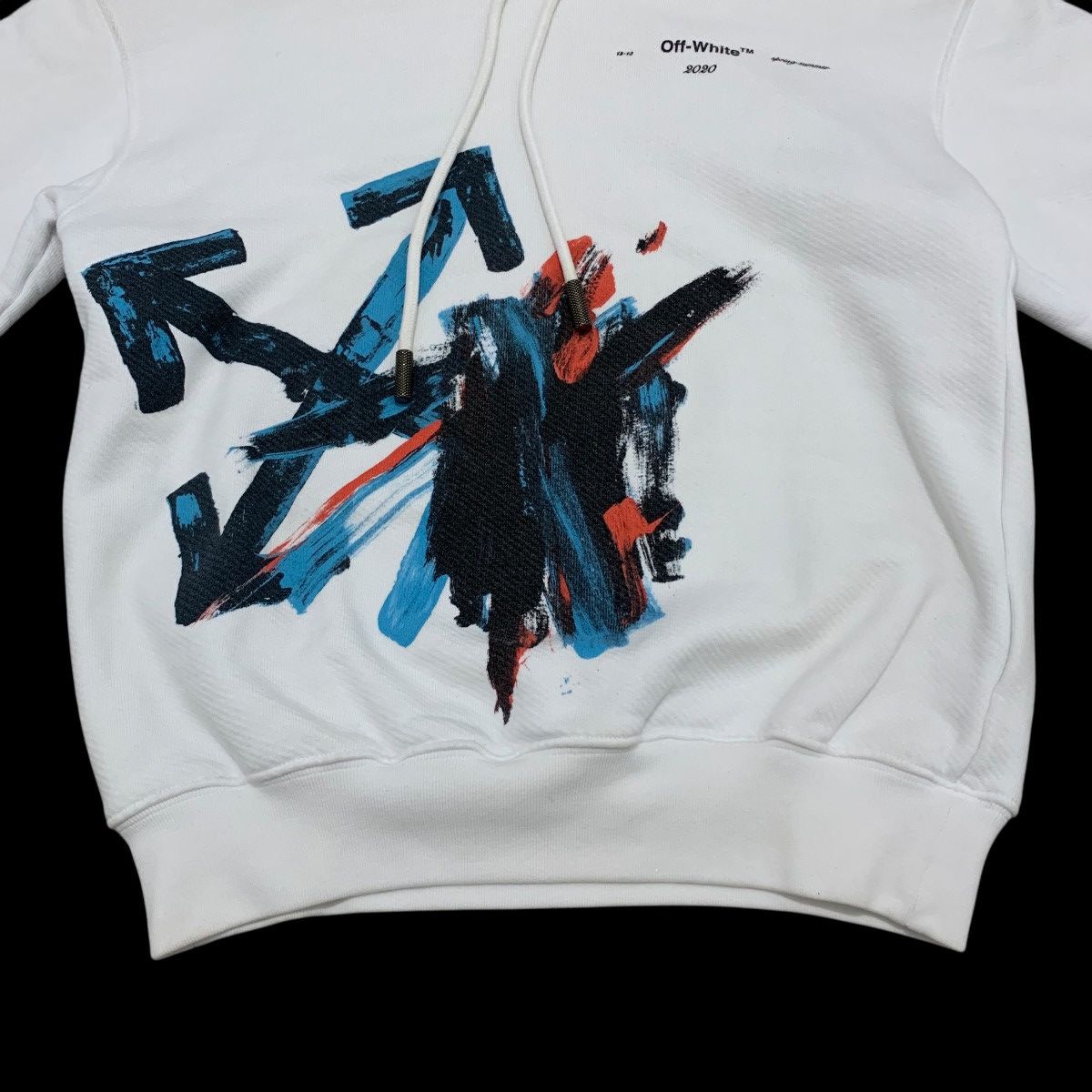 Off-White Off-White Brush Arrow Oversize Hoodie Size US XXS / EU 40 - 4 Thumbnail