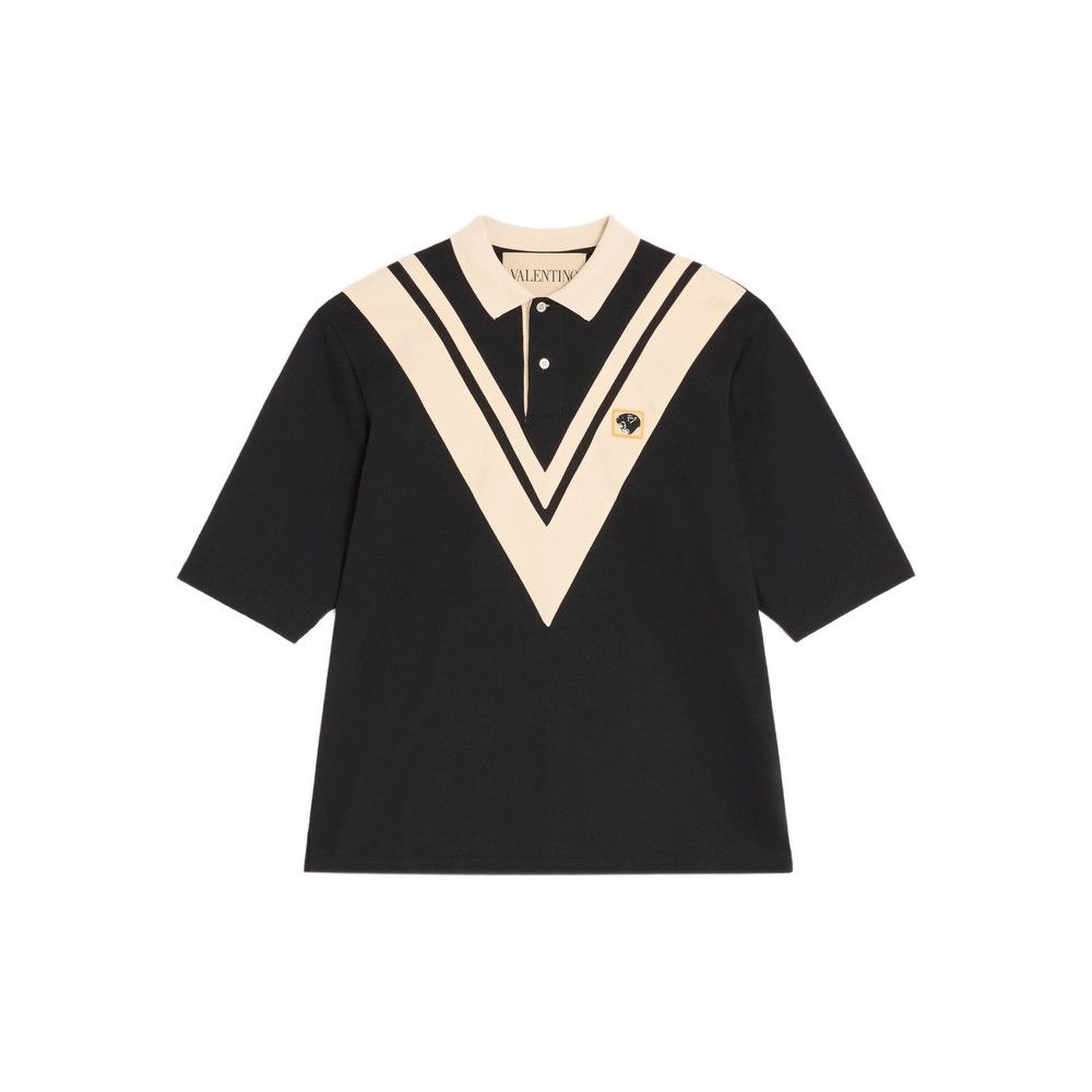 Valentino Valentino BLACK Polo Shirts Size US M / EU 48-50 / 2 - 1 Thumbnail