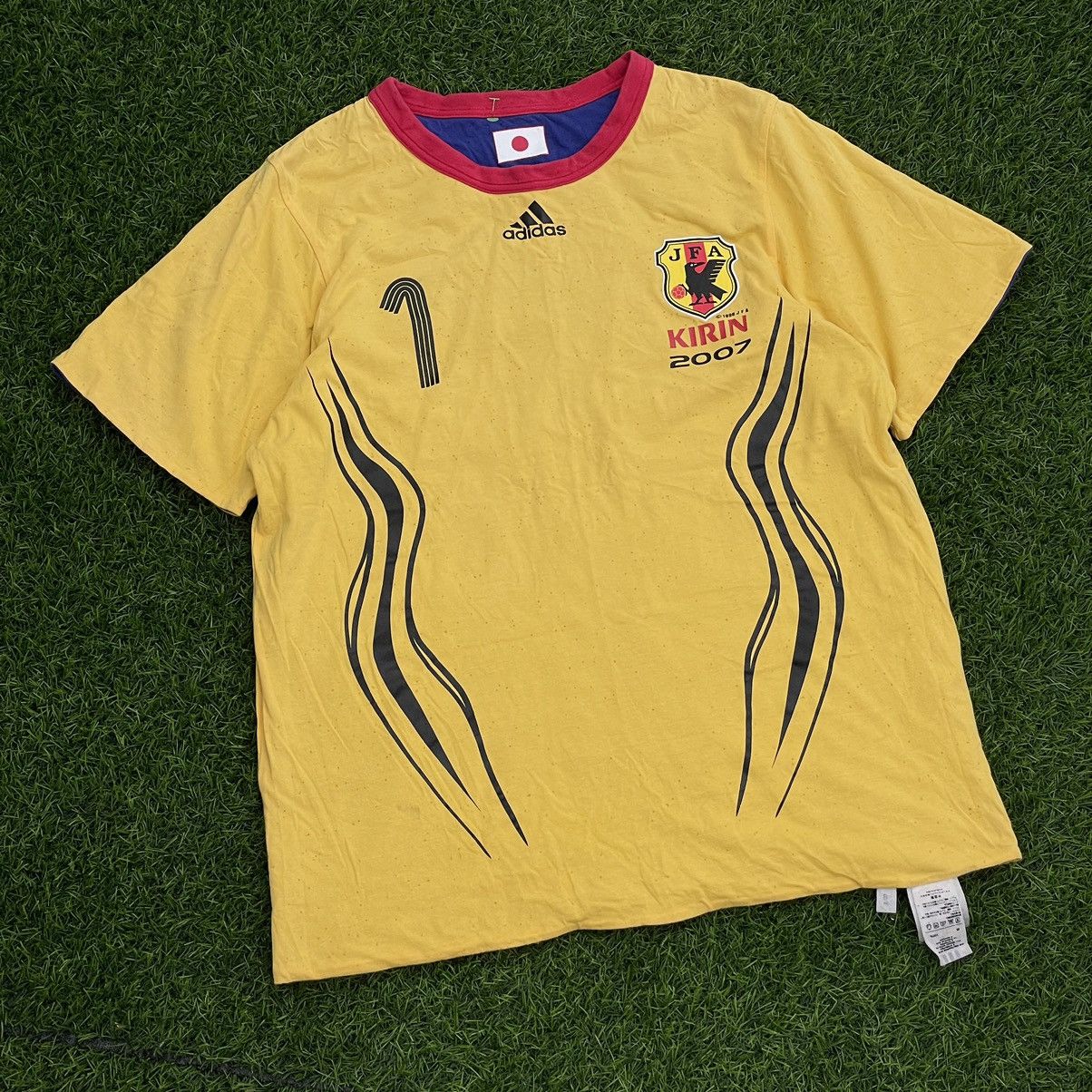 Adidas × Japanese Brand × Vintage VINTAGE EARLY 00s ADIDAS JAPAN KIRIN REVERSIBLE TSHIRT Size US L / EU 52-54 / 3 - 2 Thumbnail