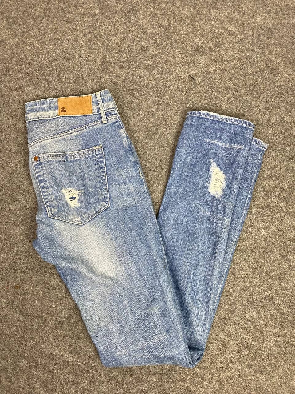 H&M h&m x &denim slim distressed denim Size US 30 / EU 46 - 2 Thumbnail