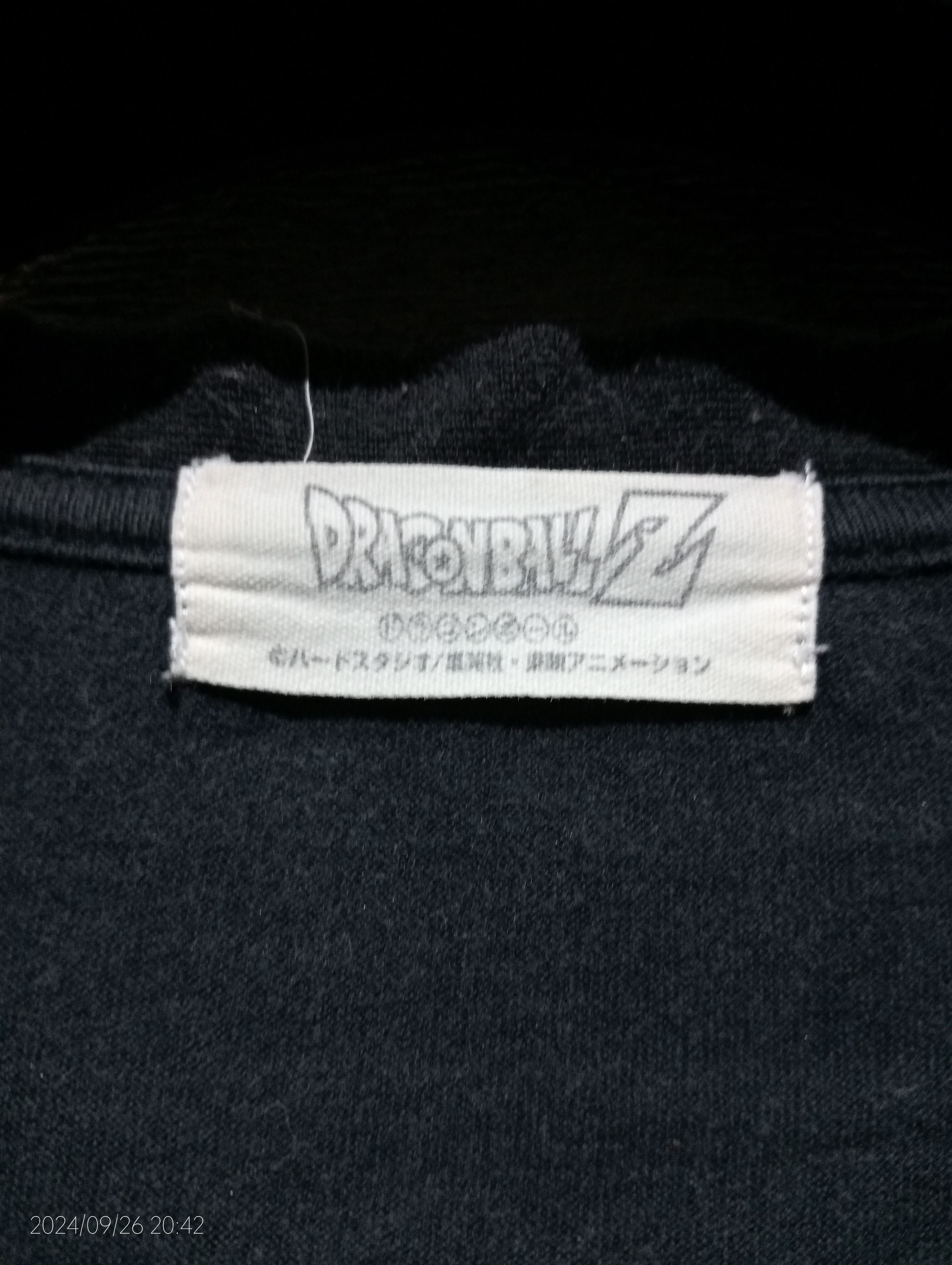 Anime Vintage Anime Dragonball Z Vegeta Tee Very Rare Size US L / EU 52-54 / 3 - 3 Thumbnail