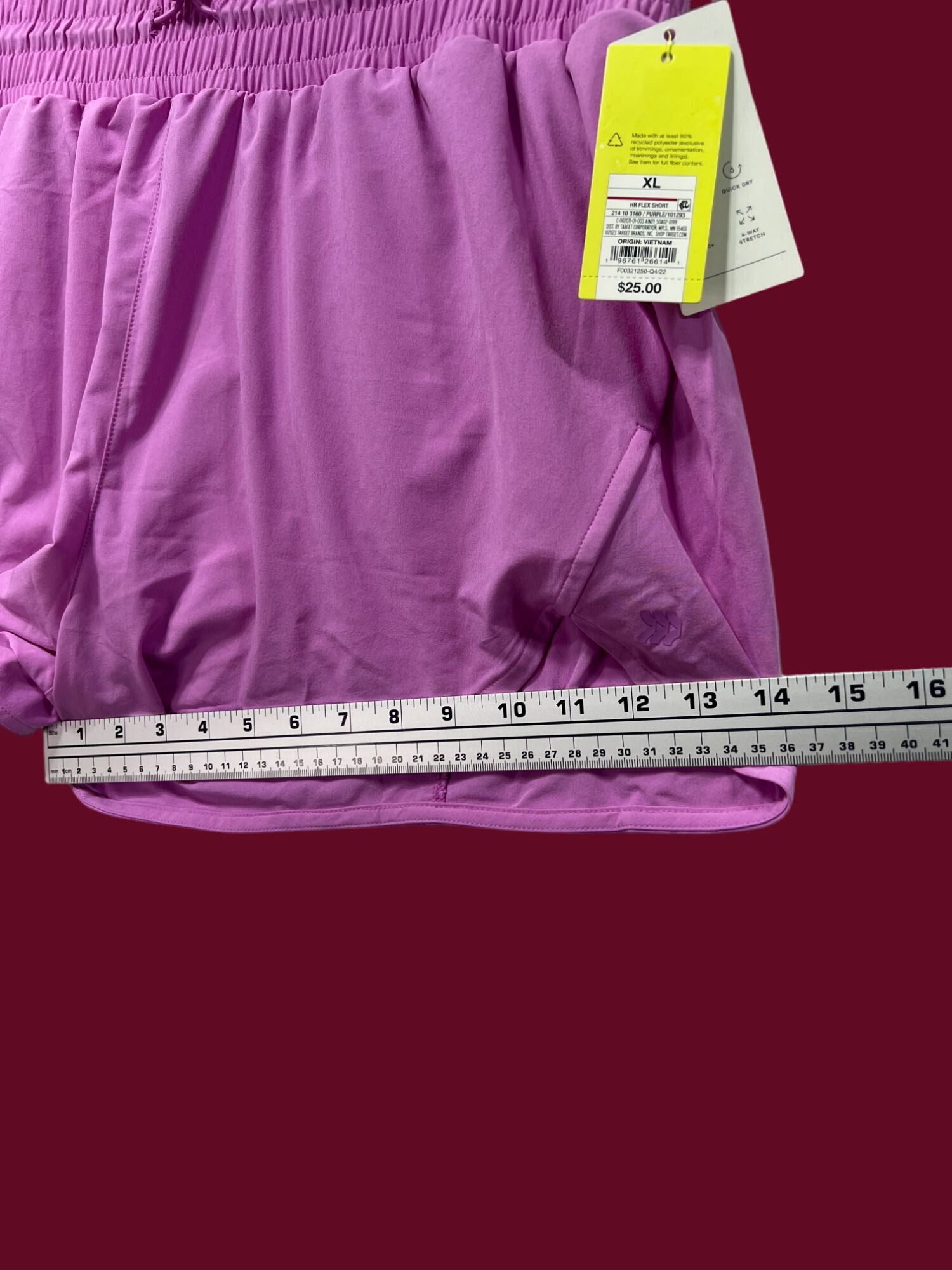 Other All In Motion - Women's High - Rise Flex Shorts - Purple - X Size 38" / US 16 / IT 52 - 7 Thumbnail