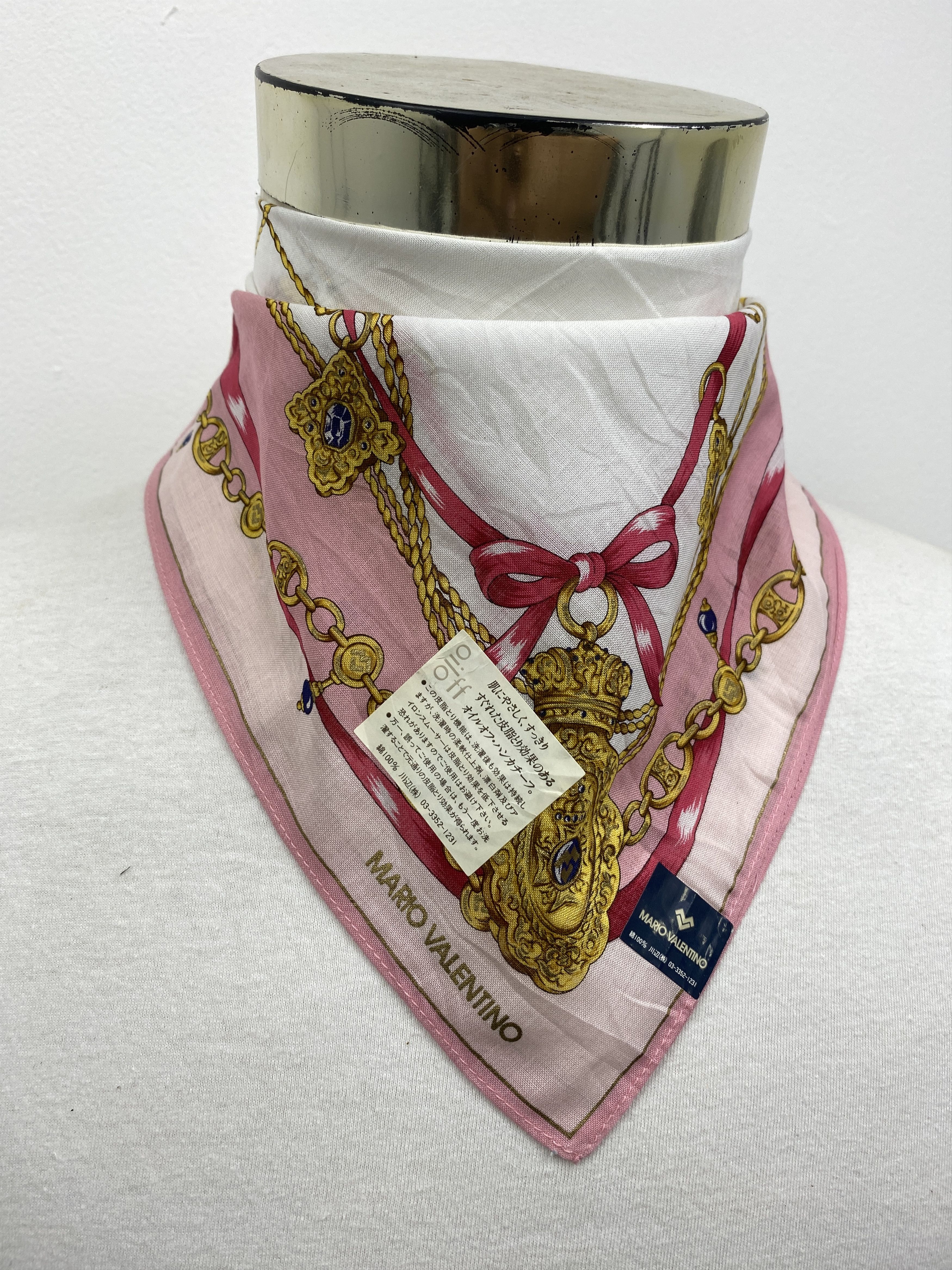 Valentino MARIO VALENTINO handkerchief bandana Neckerchief HKC0359 Size ONE SIZE - 2 Thumbnail