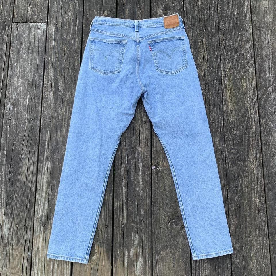 Levi's × Vintage Light Wash 501 Levis High Waisted slim Fit (90's) Size 29" - 2 Thumbnail