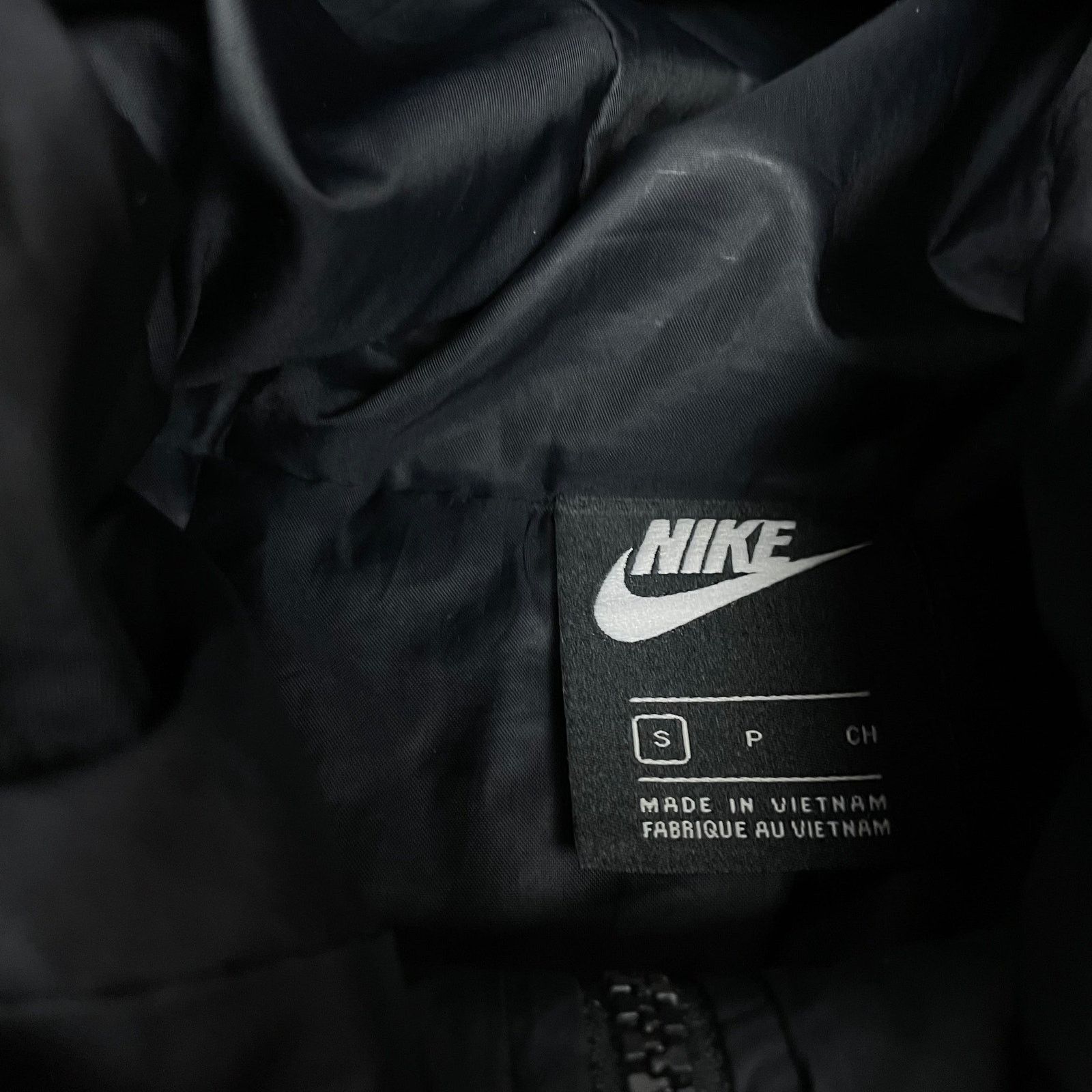 Nike Nike Women Black Long Sleeve Full Zip Hooded Puffer Jacket S Size S / US 4 / IT 40 - 11 Thumbnail