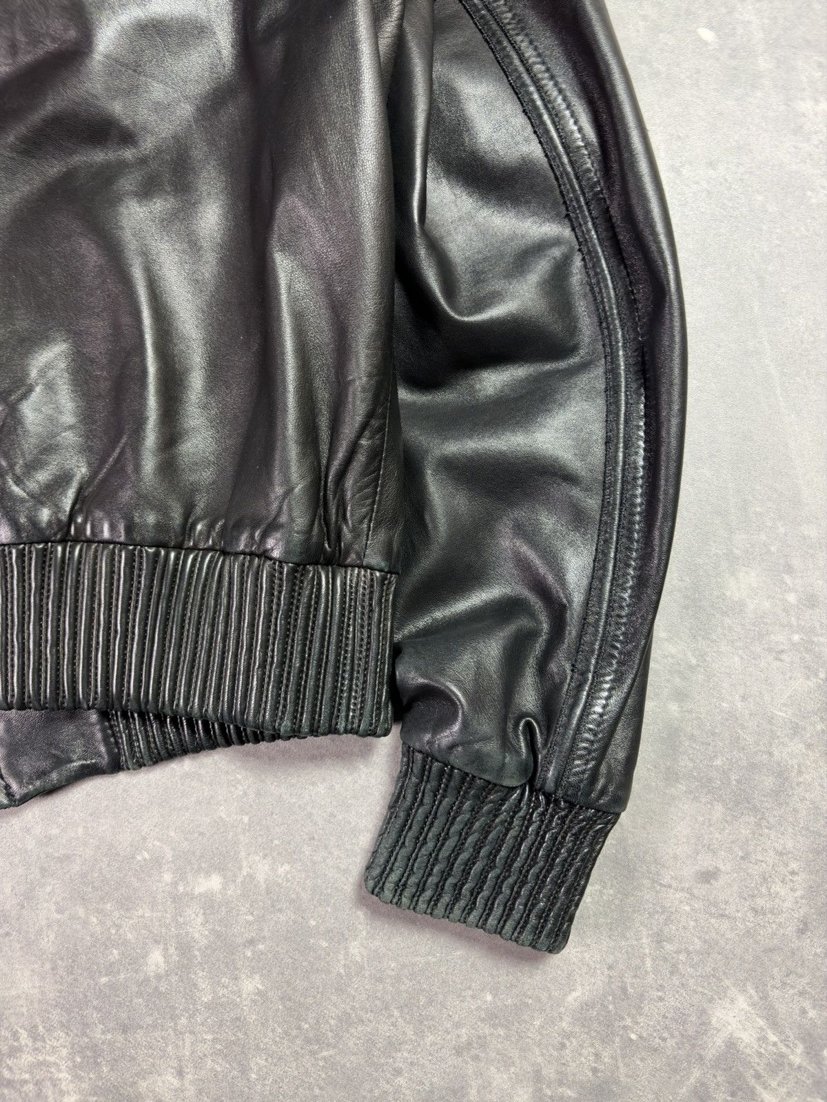 Just Cavalli 00s Just Cavalli Leather Bomber Jacket M L Archive Size US M / EU 48-50 / 2 - 7 Thumbnail