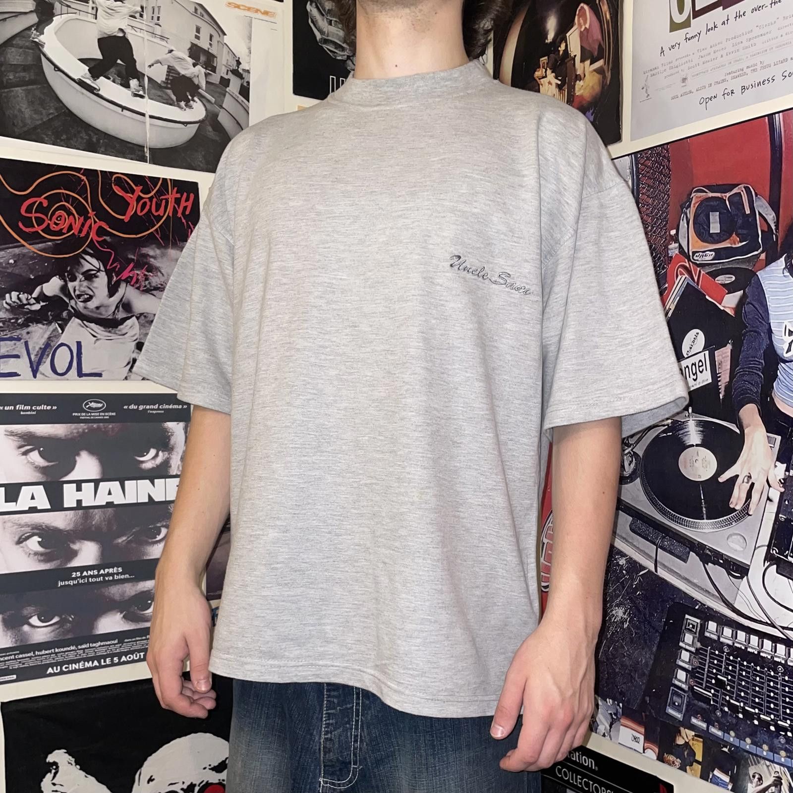 Designer Uncle Sam 90s Embroidered Graphic T-Shirt L Size US L / EU 52-54 / 3 - 7 Thumbnail