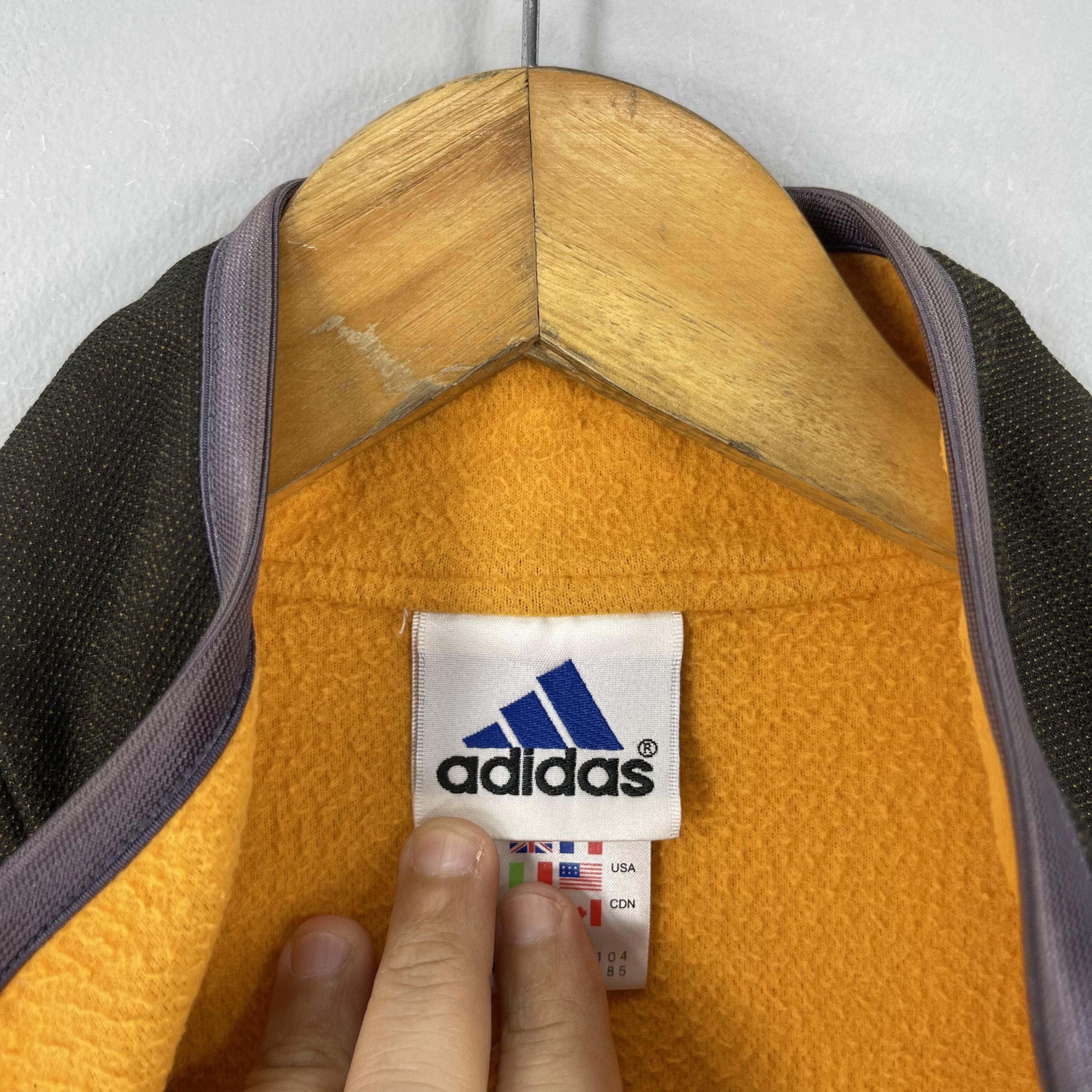 Adidas Vintage ADIDAS EQUIPMENT Zipper Fleece Jacket Size US L / EU 52-54 / 3 - 6 Thumbnail