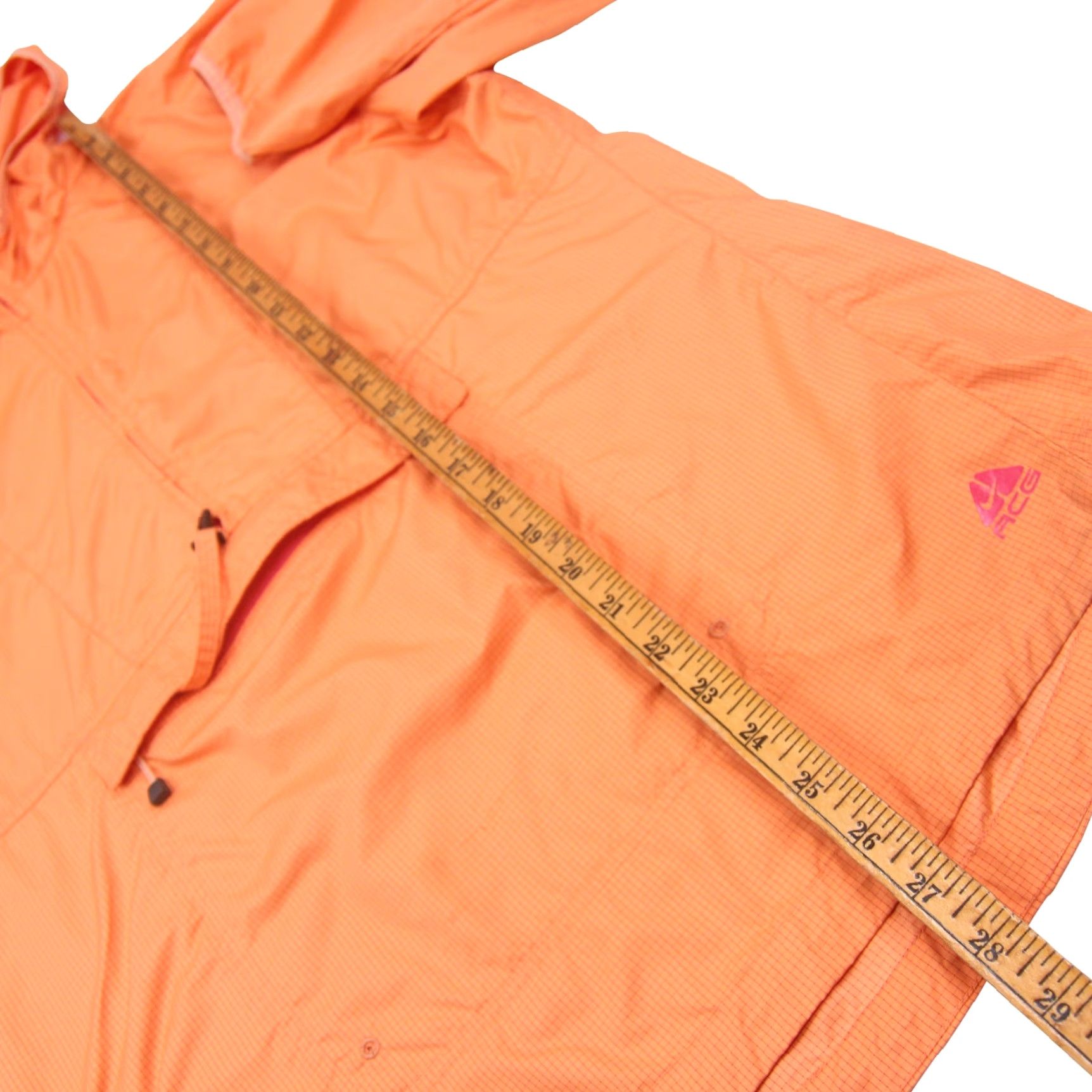 Nike ACG VINTAGE Nike ACG Windbreaker Jacket Womens Medium Orange Packable Jacket Size M / US 6-8 / IT 42-44 - 6 Thumbnail