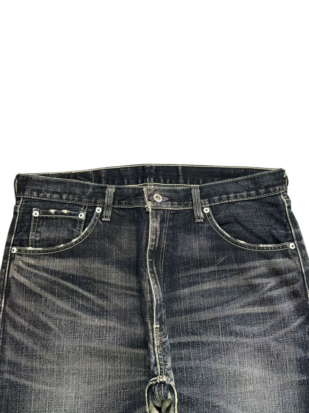 Levi's Vintage 90s Levis 503 Blue Wash Distressed Loose Baggy Jeans Size US 36 / EU 52 - 4 Thumbnail