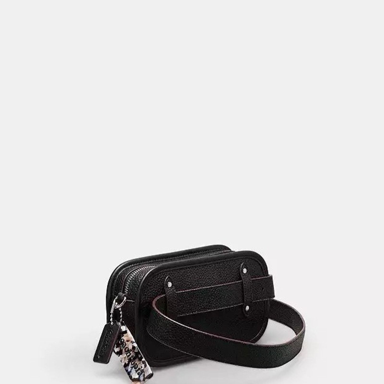 Coach NWT Coach Crossbody Belt Bag Coachtopia Leather Black CK114 Size ONE SIZE - 11 Thumbnail