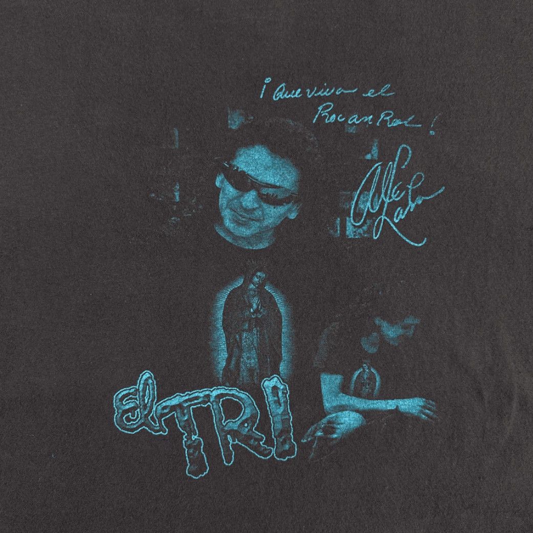 Vintage El Tri Shirt Adult MEDIUM Black Mexico Band Tee Y2K Alex Lora Nada Que Perder Size US M / EU 48-50 / 2 - 4 Thumbnail
