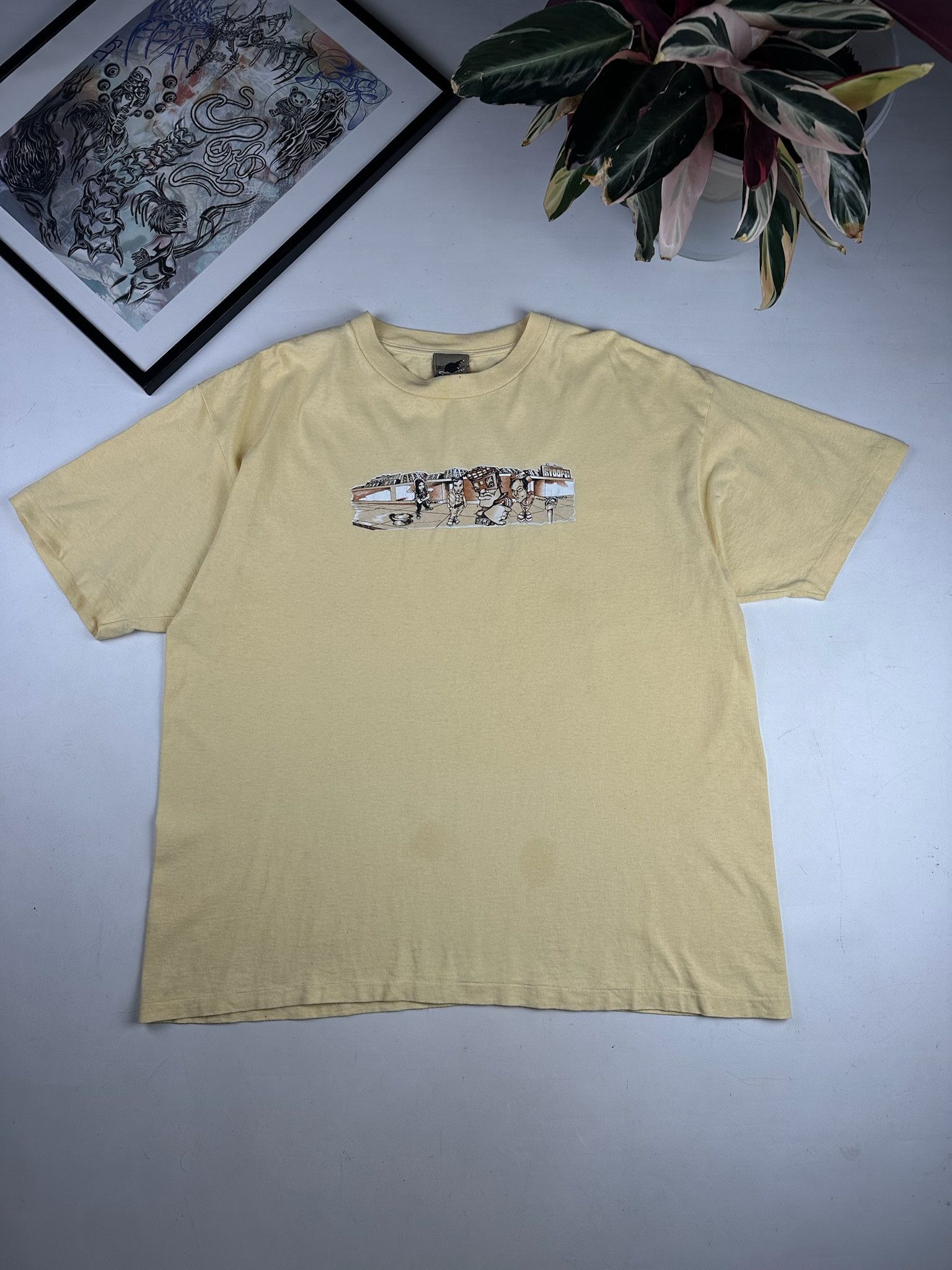 Hook-Ups Vintage 90s Stoopid Skateboarding T-shirt thrasher Size US XL / EU 56 / 4 - 1 Thumbnail