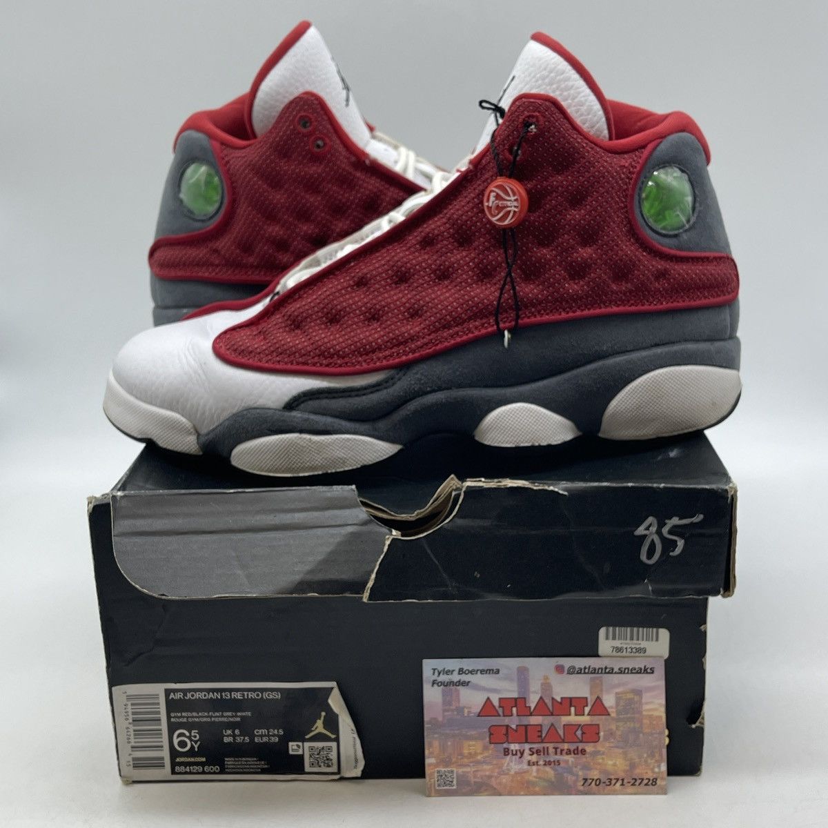 Jordan Brand Air Jordan 13 red flint Size US 6.5 / EU 39-40 - 1 Thumbnail