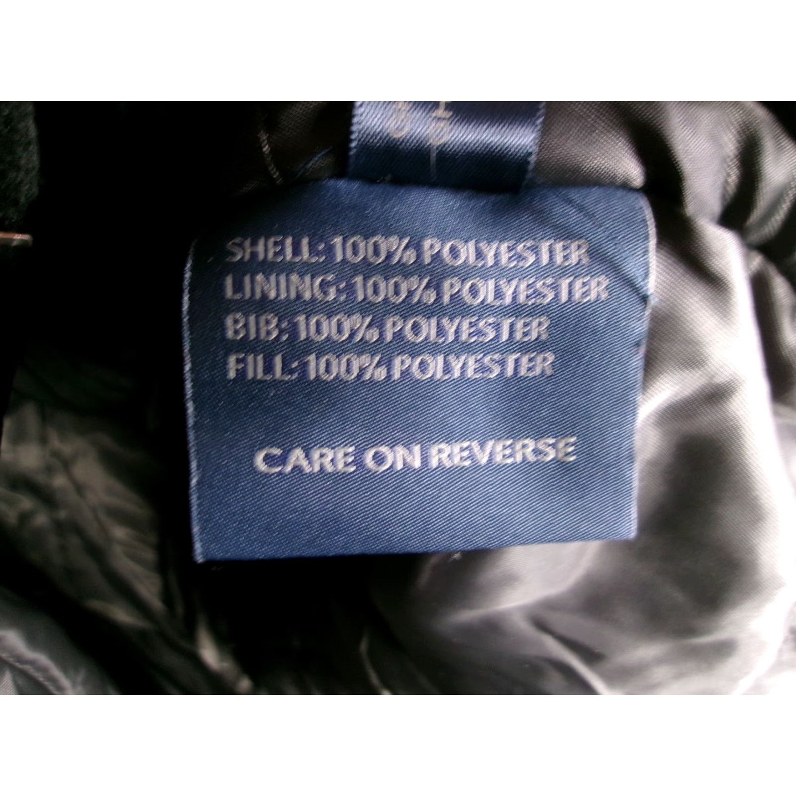 Vintage GH Bass Mens Jacket L Black Hooded Parka Coat Polyester Insulated Storm Flap Size US L / EU 52-54 / 3 - 7 Thumbnail