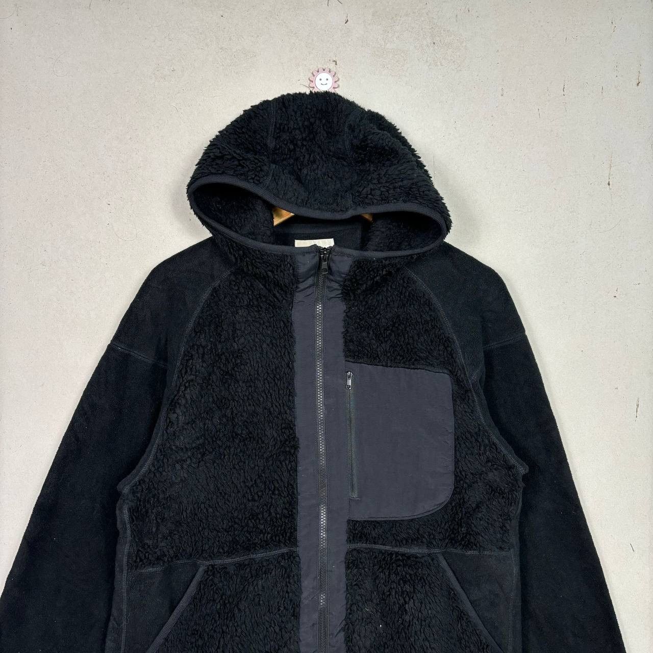 Uniqlo × White Mountaineering White Mountaineering Uniqlo Black Fleece Hoodie FW21 Sherpa Size US M / EU 48-50 / 2 - 3 Thumbnail