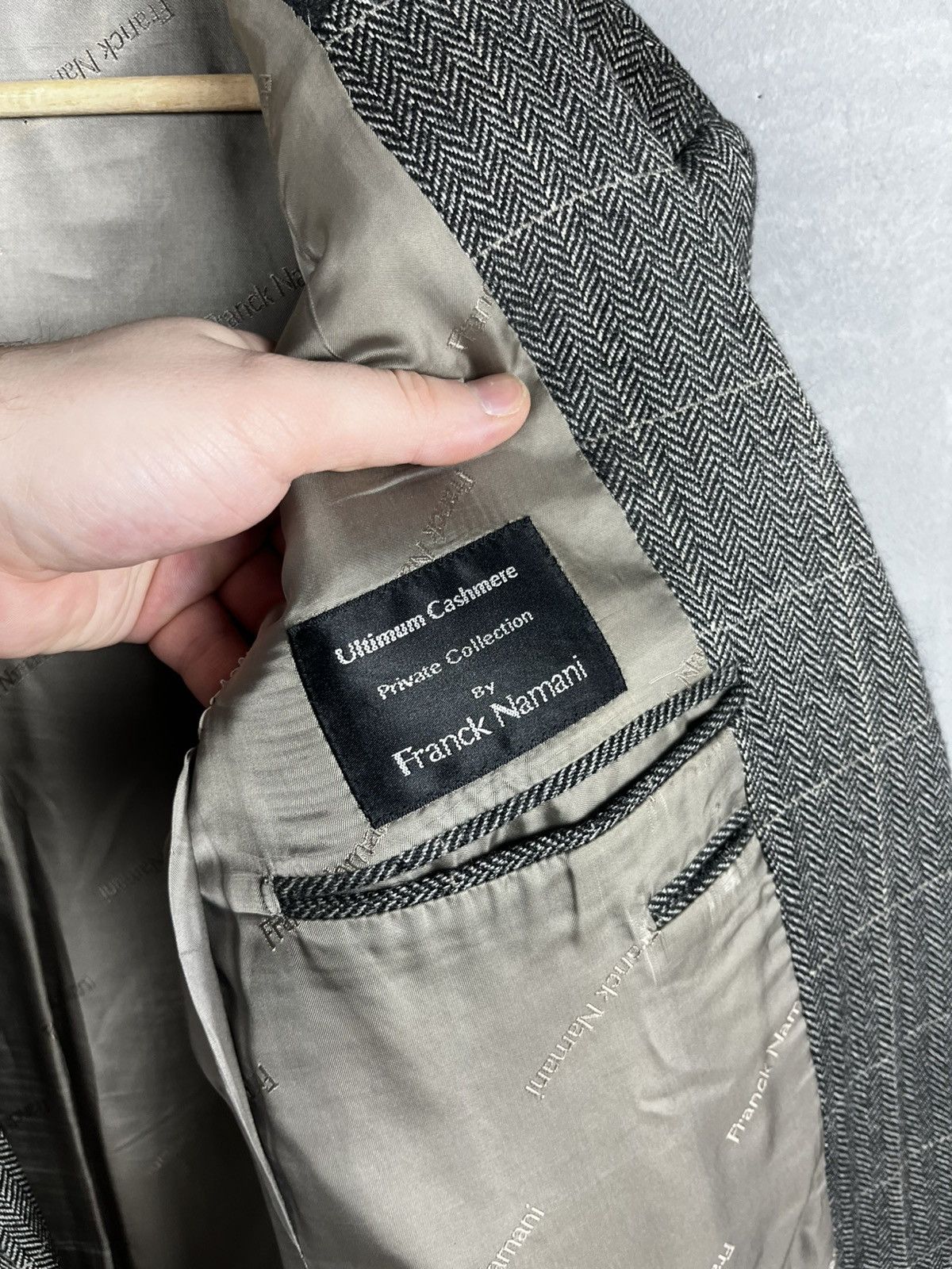 Franck Namani Franck Namani Ultimum Cashmere Blazer Size 40L - 15 Thumbnail