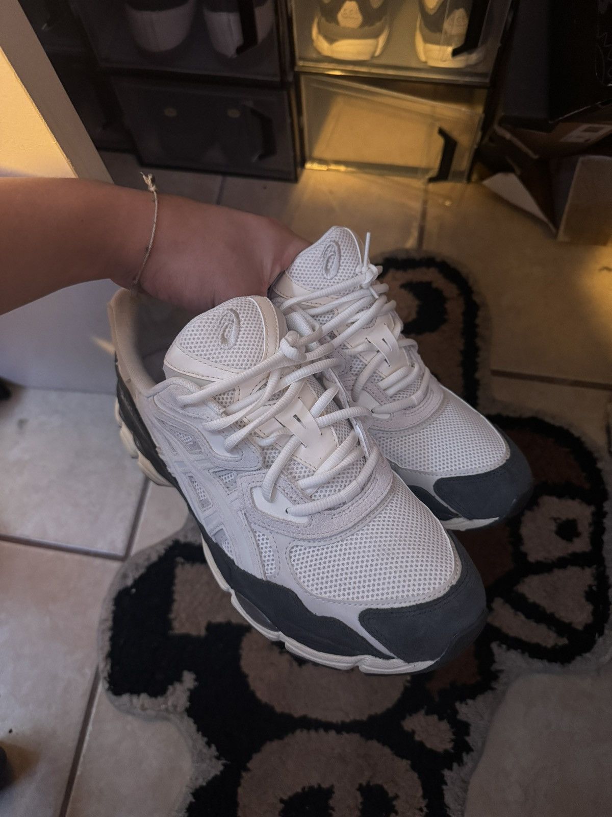 Asics 2025 ASICS Gel NYC 'White Smoke Grey' Size US 12 / EU 45 - 4 Thumbnail