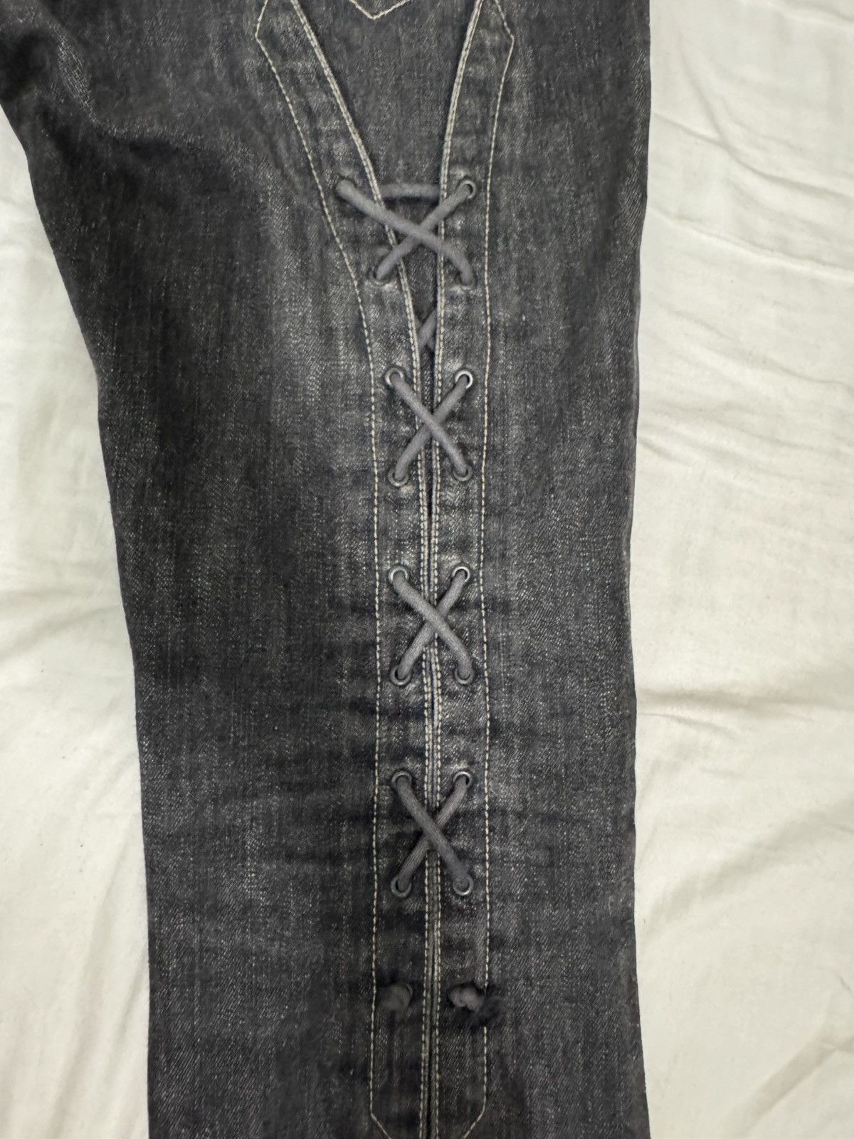 Yoshiyuki Konishi Japanese brand Yoshiyuki Konishi Denim Pants Size US 26 / EU 42 - 5 Thumbnail