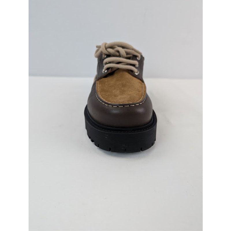 Givenchy o1rshd1 Storm Leather Boat Boots in Chocolate Size US 8 / EU 41 - 15 Thumbnail