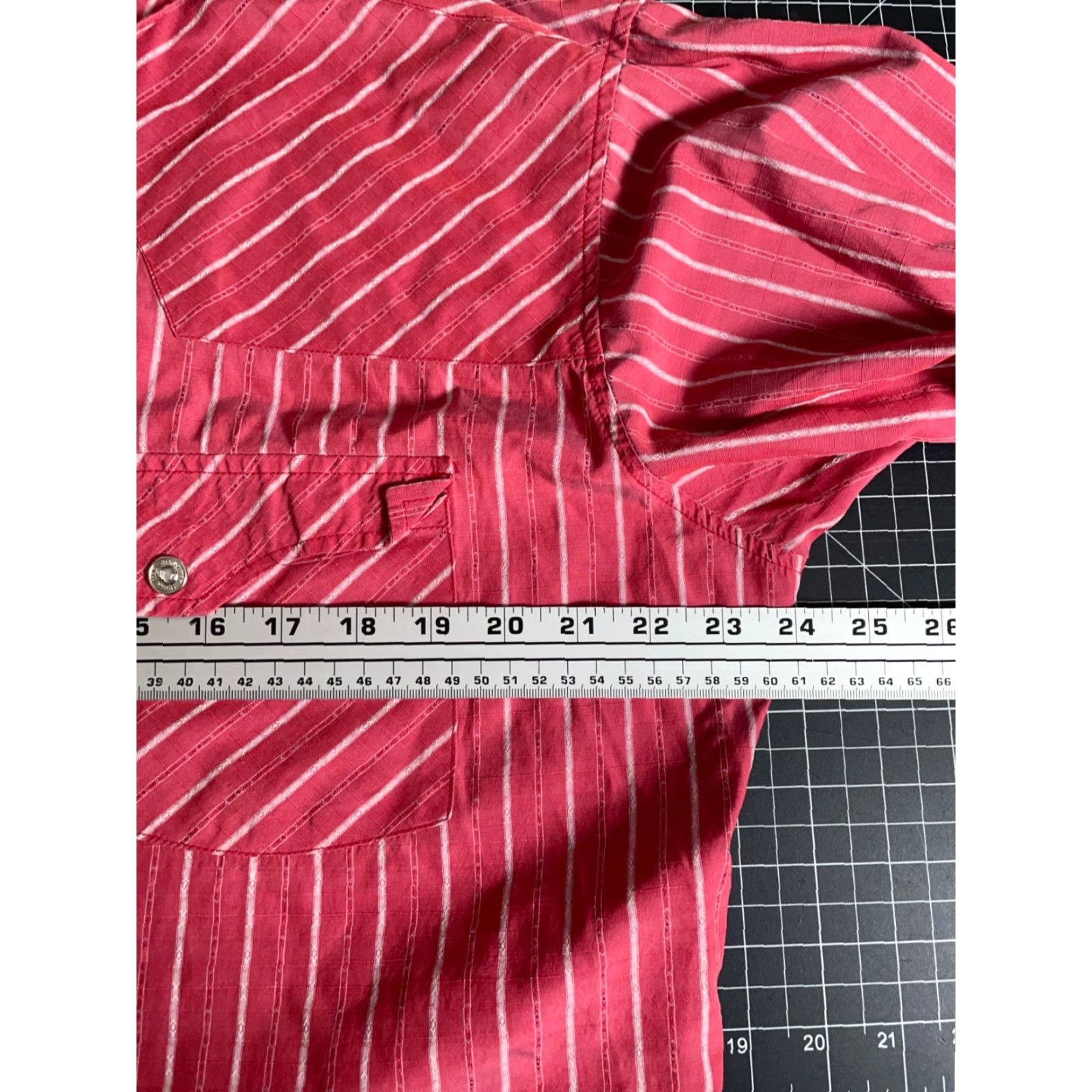 Vintage Maxini Western Shirt Men XL Red Stripe Snap Buttons Rockabilly Cowboy Size US XL / EU 56 / 4 - 5 Thumbnail