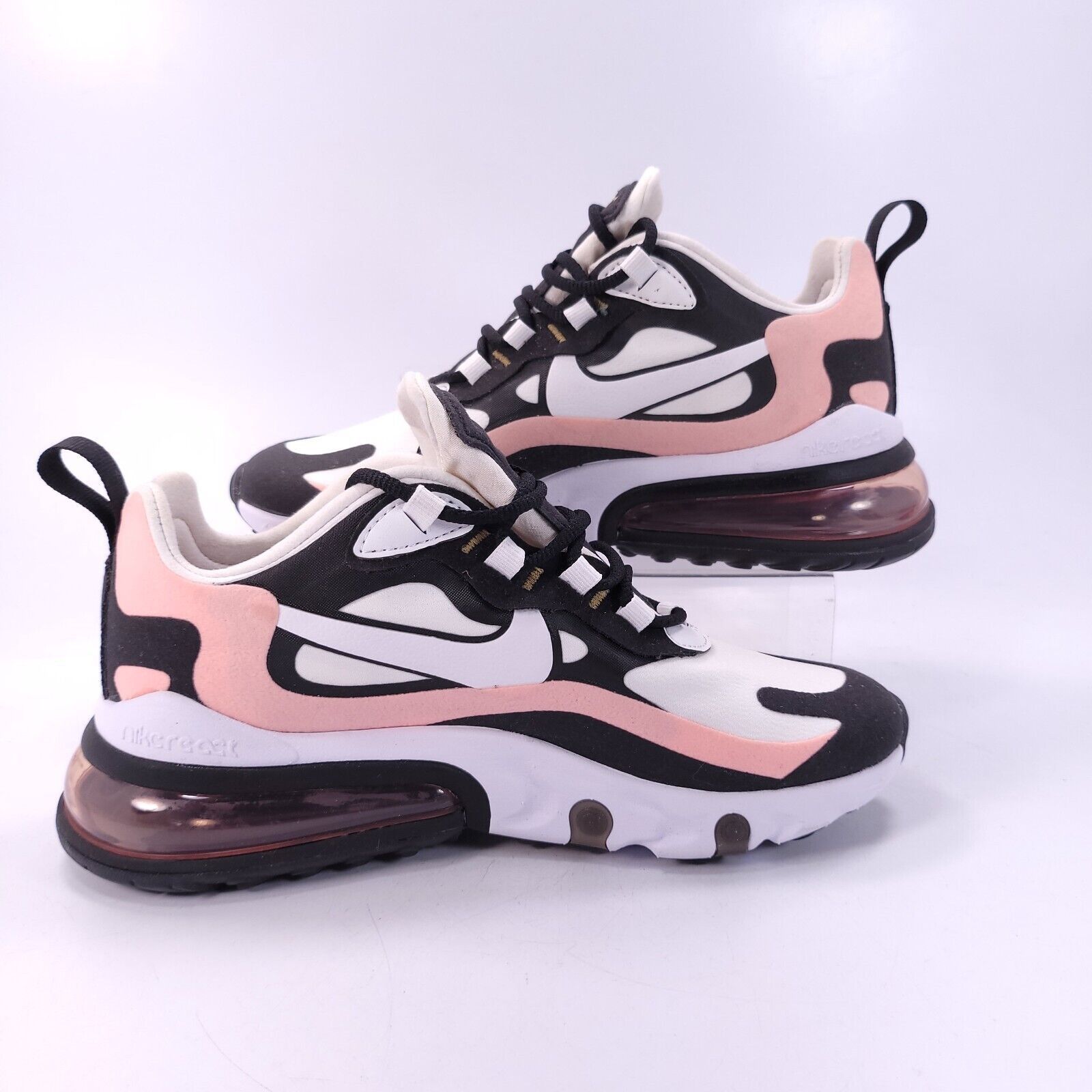 Nike Nike Air Max 270 React Shoe Womens Size 5 AT6174-005 White Size US 5 / IT 35 - 5 Thumbnail