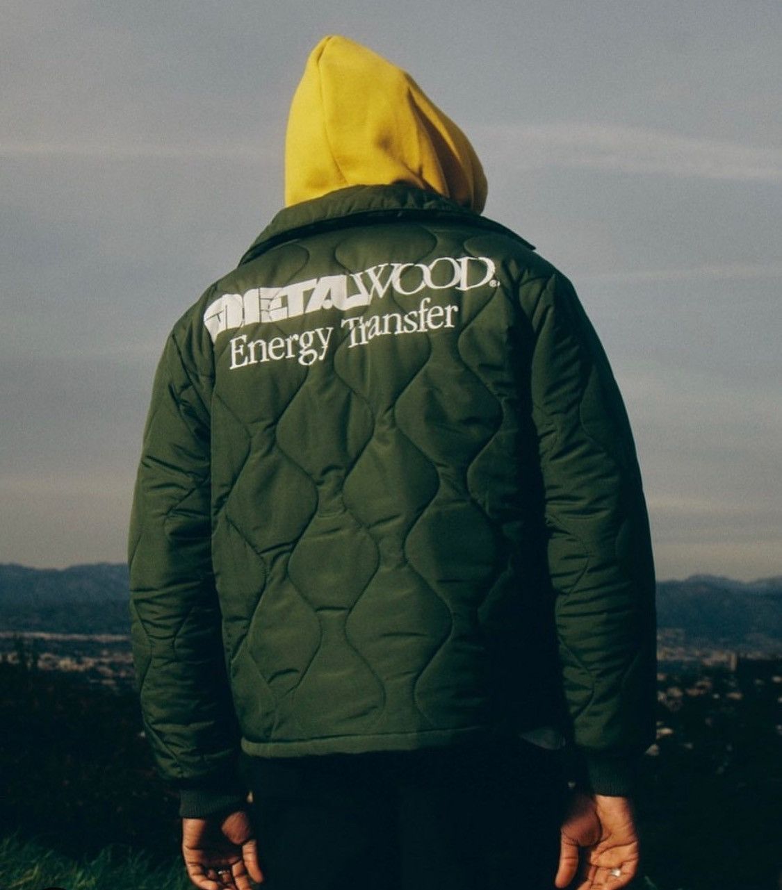 Metalwood Studio Energy Transfer Quilted Jacket Fatigue Green - SS23 Size US M / EU 48-50 / 2 - 3 Thumbnail
