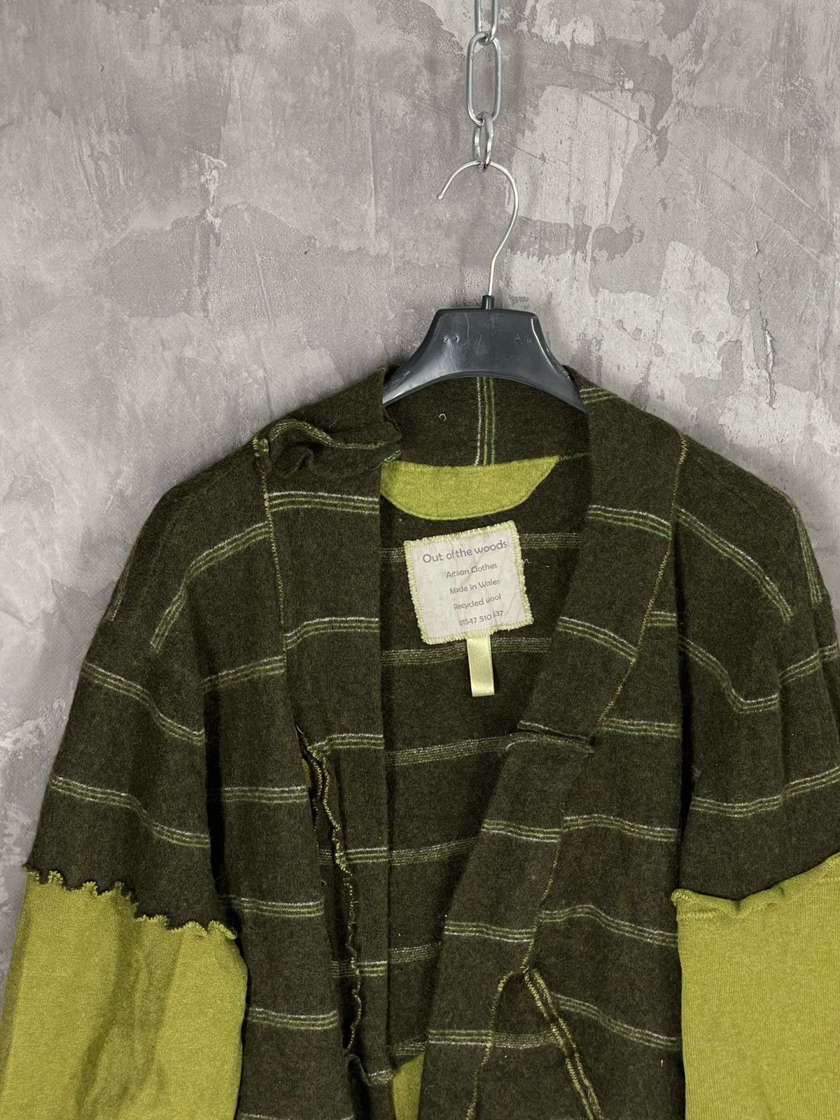 Japanese Brand Avant Garde Y2K Out Of The Woods Green Sweater Size M / US 6-8 / IT 42-44 - 7 Thumbnail
