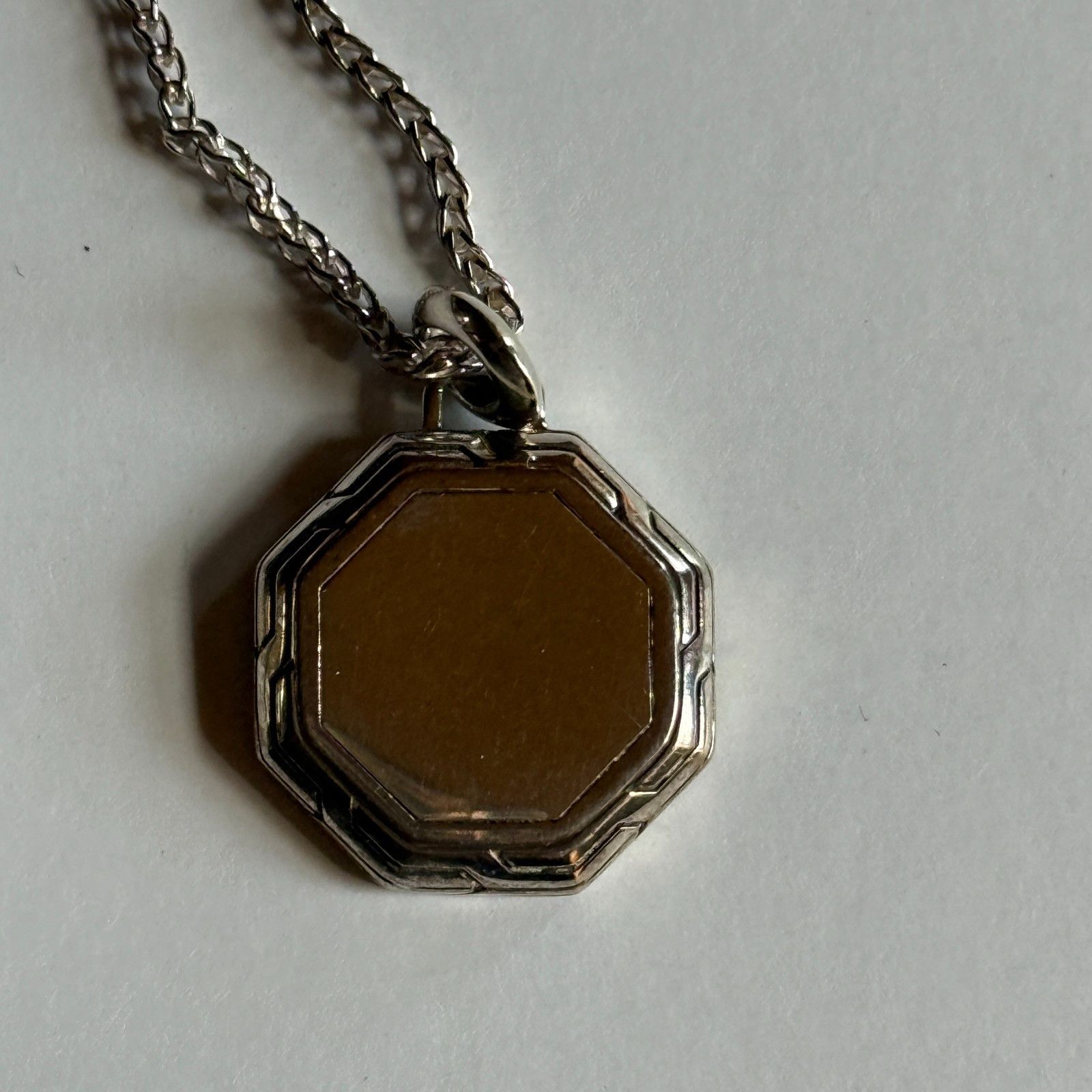 John Hardy John Hardy Sterling Silver Octagon Pendant Necklace Chain Size ONE SIZE - 5 Thumbnail
