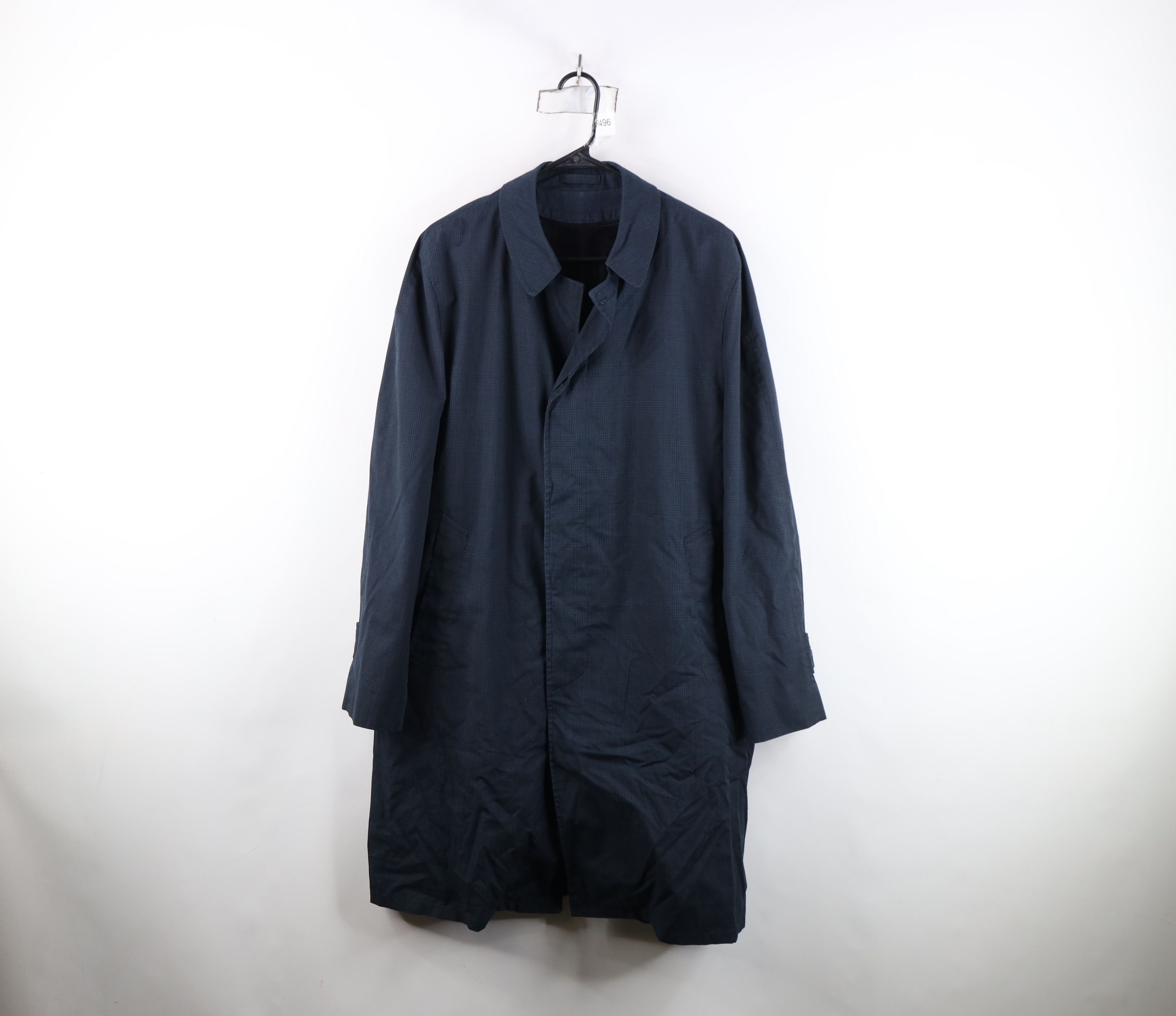 Vintage Vintage 50s 60s Streetwear Trench Coat Rain Jacket Plaid USA Size US XXL / EU 58 / 5 - 1 Thumbnail
