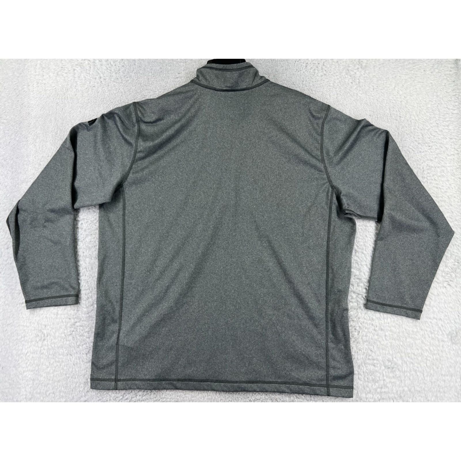 The North Face The North Face Sweater Mens 2XL Gray 1/4 Zip 100% Polyester Long Sleeve Mock Neck Pullover Size US XXL / EU 58 / 5 - 2 Thumbnail