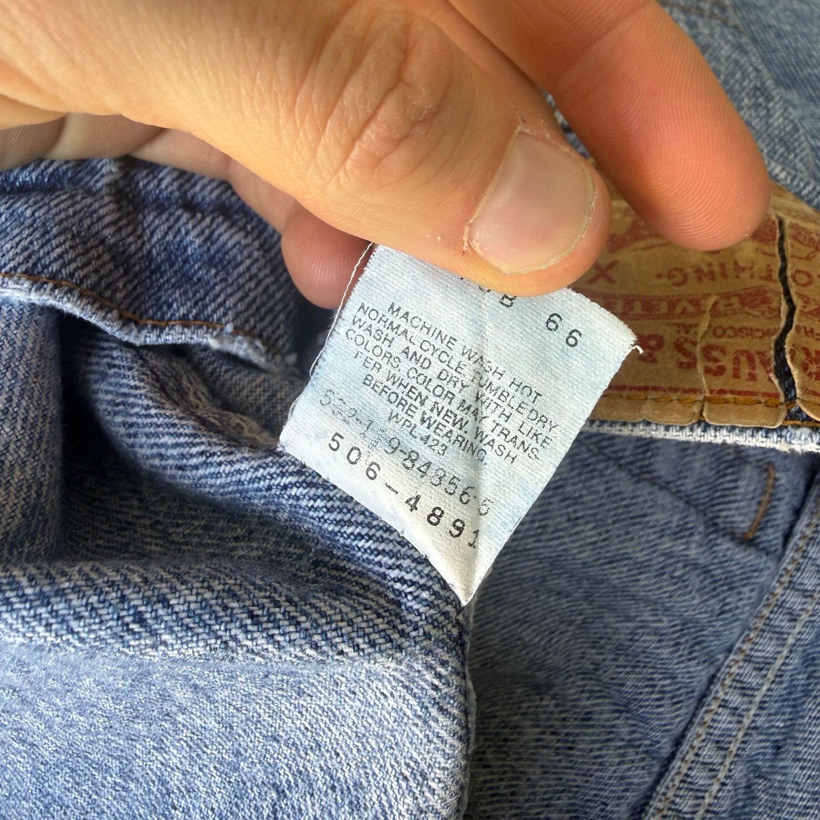 Levi's Vintage Made In USA Levi’s 506 Straight Leg Jeans Size US 34 / EU 50 - 6 Thumbnail