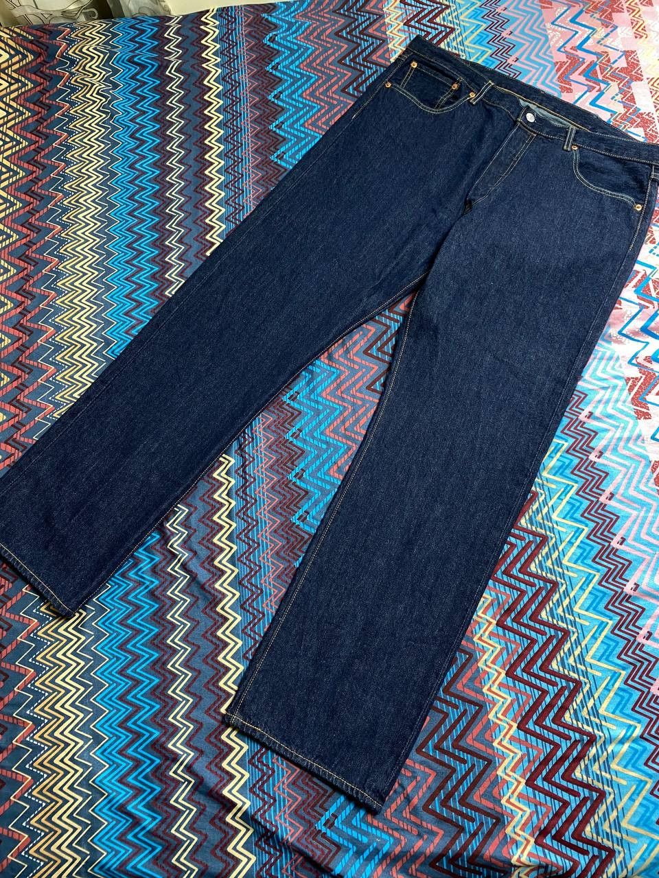 Levi's × Vintage 90's Vintage Levi's 501 Washed Denim Jeans Pants Size US 38 / EU 54 - 17 Thumbnail