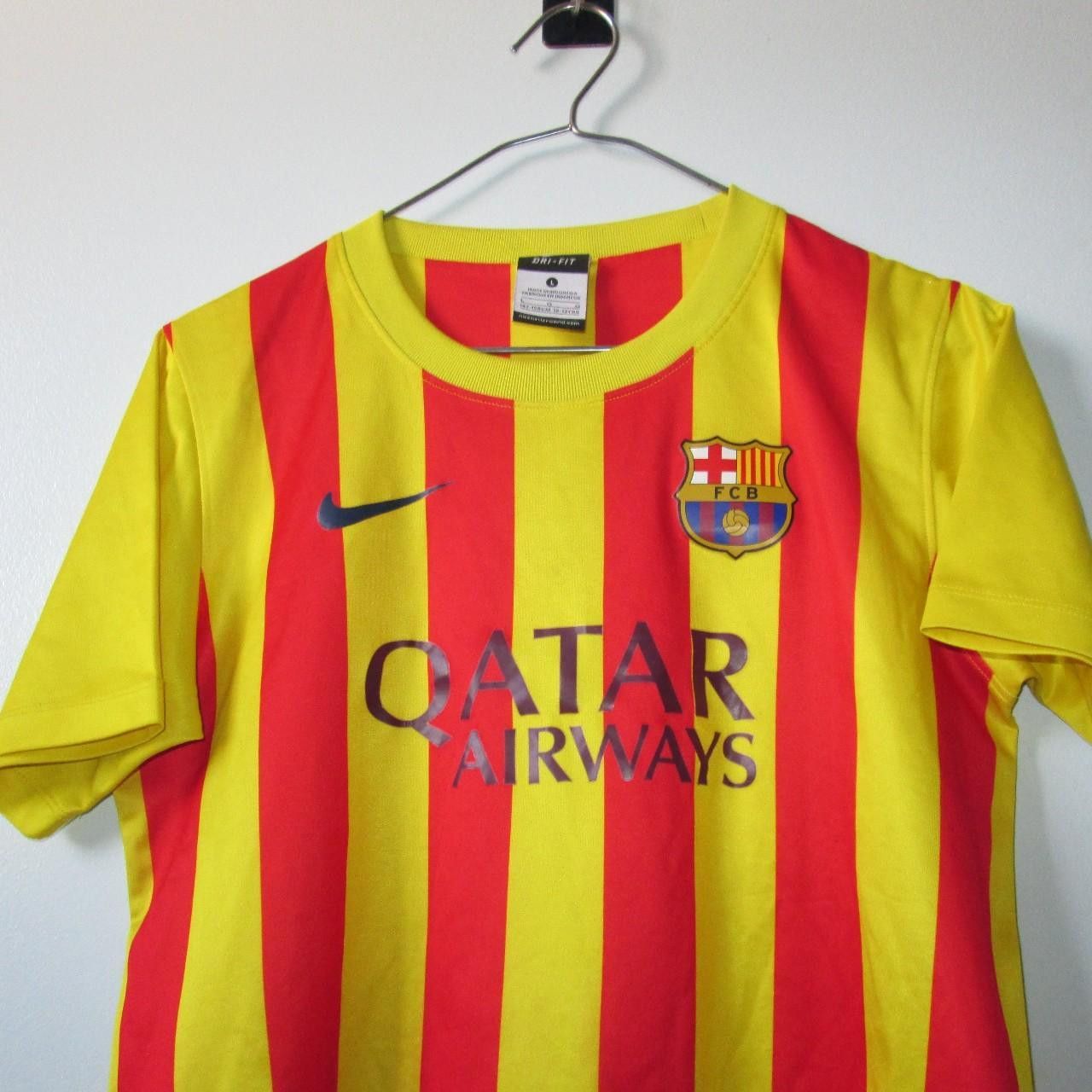 Nike Fc Barcelona 2013 2014 Home Shirt Jersey fcb barca kit Size US XS / EU 42 / 0 - 3 Thumbnail