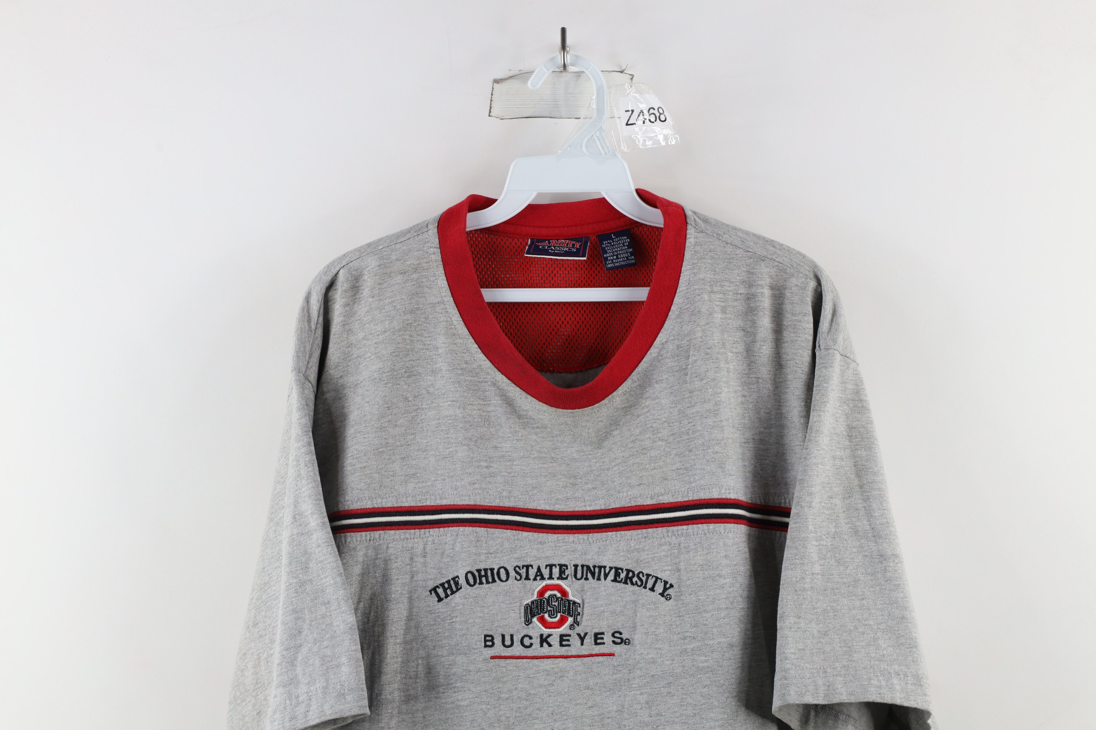 Vintage Vintage 90s Out Ohio State University T-Shirt Heather Gray Size US L / EU 52-54 / 3 - 2 Thumbnail