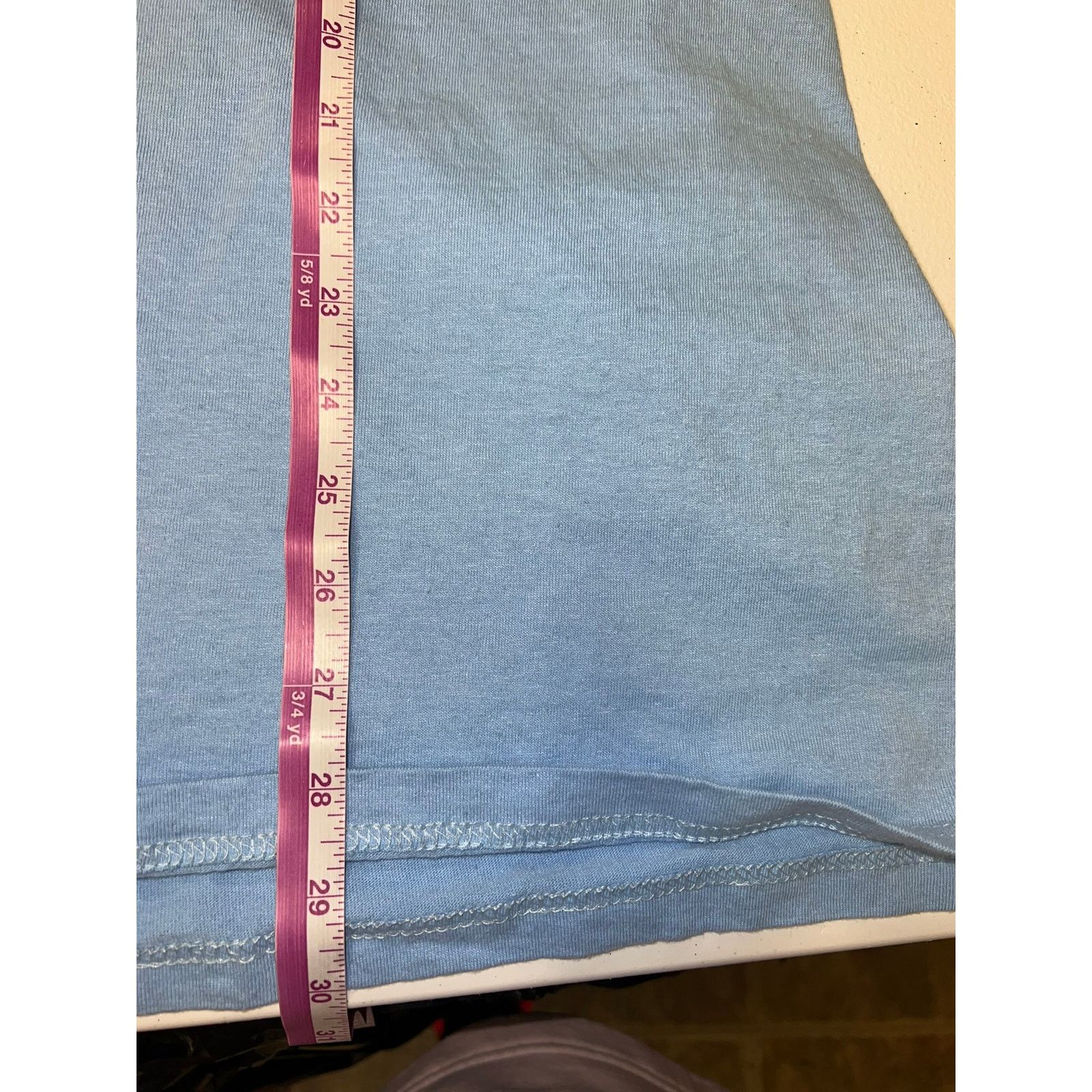Jerzees 90s Vintage Jerzees Blue Blank Shirt Tee Stains Stained L Size US L / EU 52-54 / 3 - 10 Thumbnail
