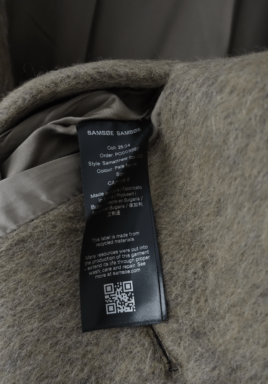 Samsoe Samsoe Sajilla Coat Size US L / EU 52-54 / 3 - 8 Thumbnail