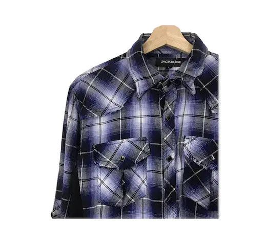 JACKROSE Jack Rose Nice Design Plaid Tartan Flannel Shirt Size US M / EU 48-50 / 2 - 3 Thumbnail