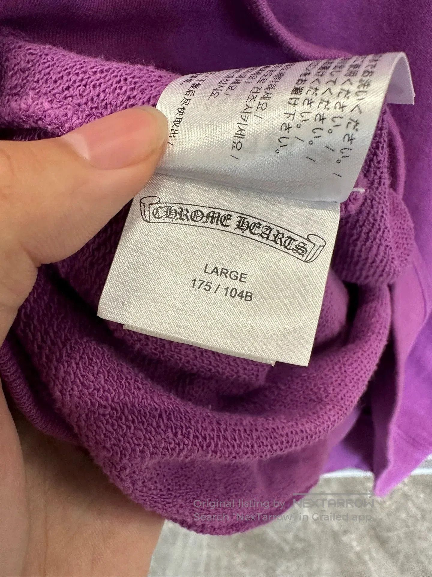 Chrome Hearts purple mattyboy graphic sweatshirt by chrome hearts. Size US L / EU 52-54 / 3 - 5 Thumbnail