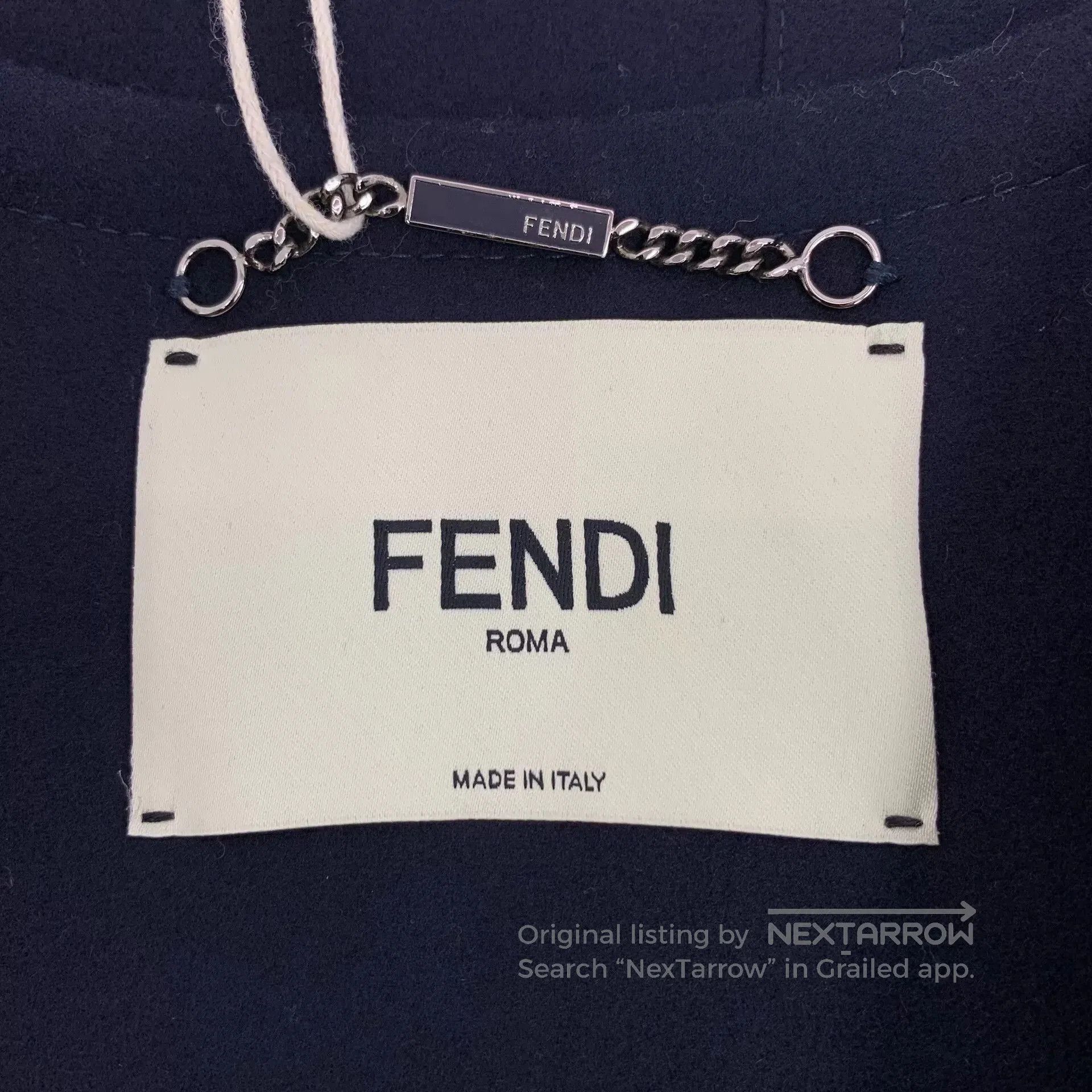 Fendi fendi navy wool sleeveless vest with pockets. Size US M / EU 48-50 / 2 - 5 Thumbnail